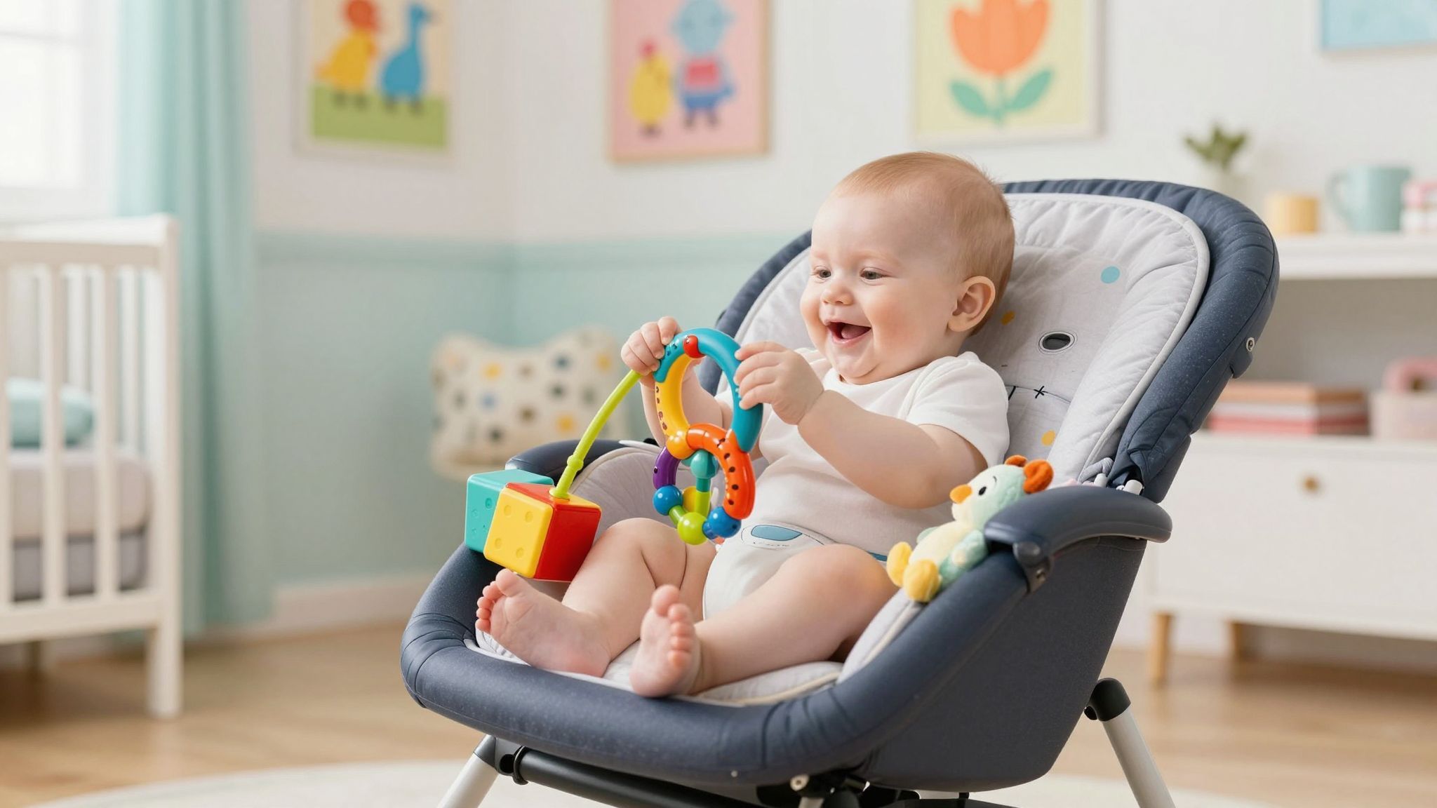 A játékok serkenthetik, de túlstimulálhatják is a babát.