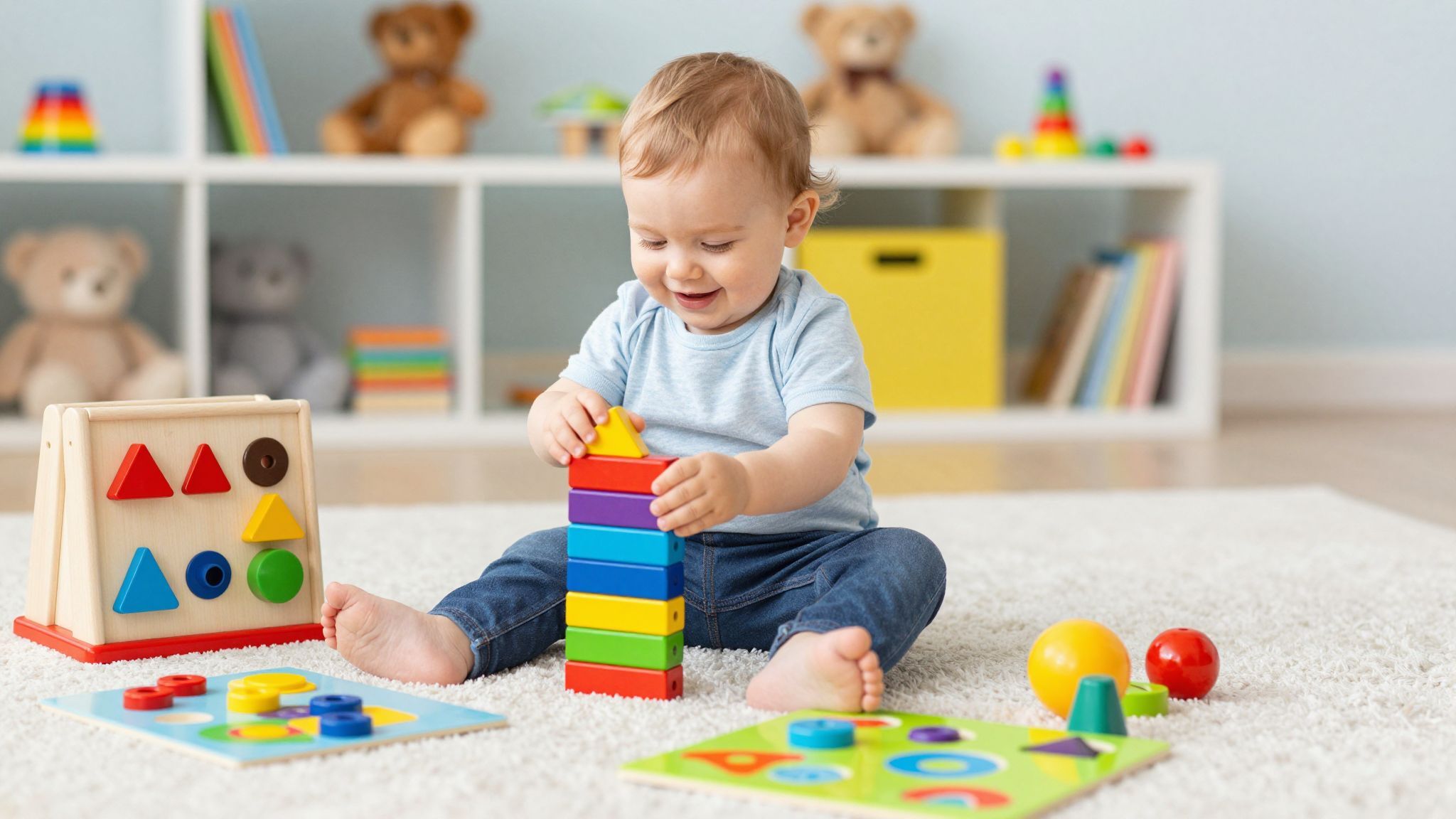 A logikai gondolkodás már korán, játék során fejlődik.