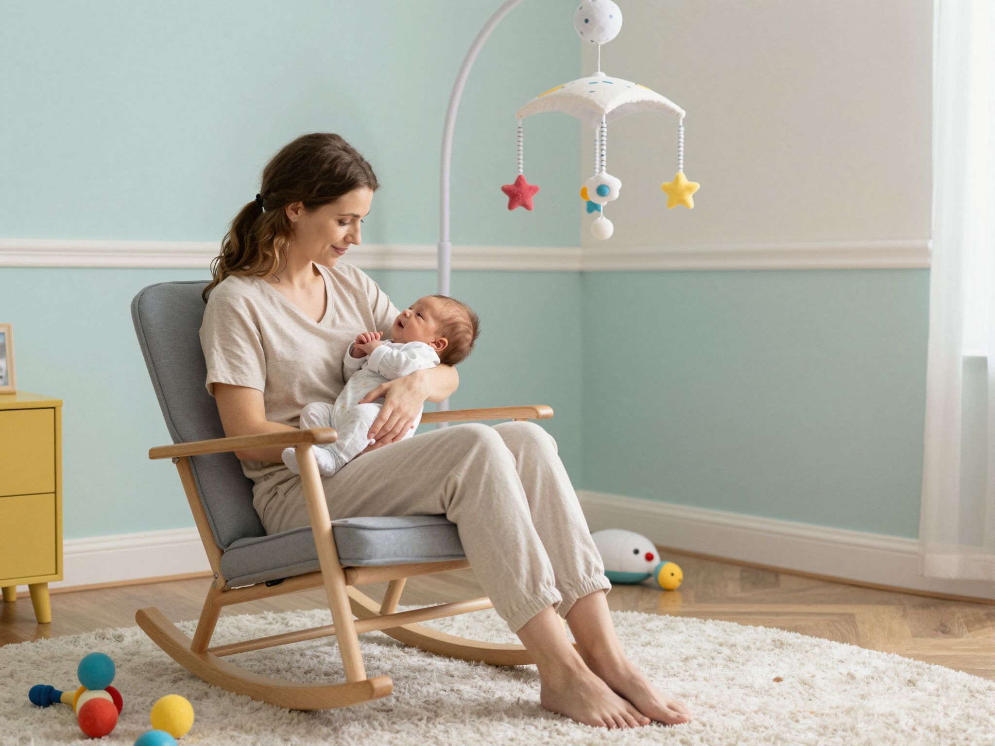 A baba kezdeti kommunikációja sírása és arckifejezése révén történik.