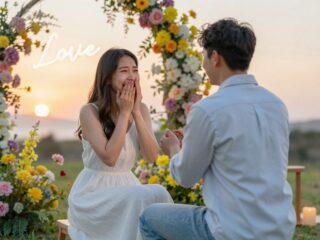 Kreatív és romantikus lánykérés, ami könnyeket csalt a szemünkbe