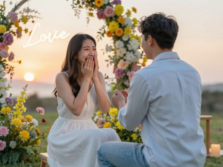 Kreatív és romantikus lánykérés, ami könnyeket csalt a szemünkbe