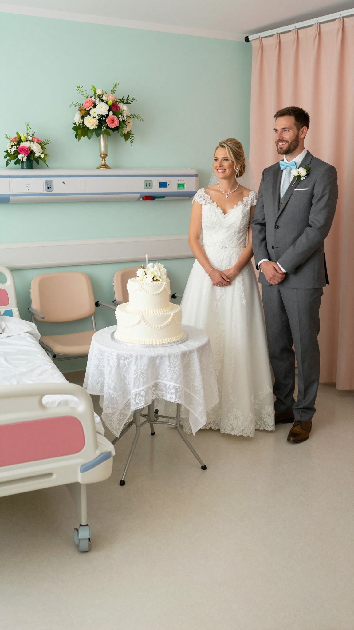 A kórházi esküvő különleges érzelmi támogatást igényel.