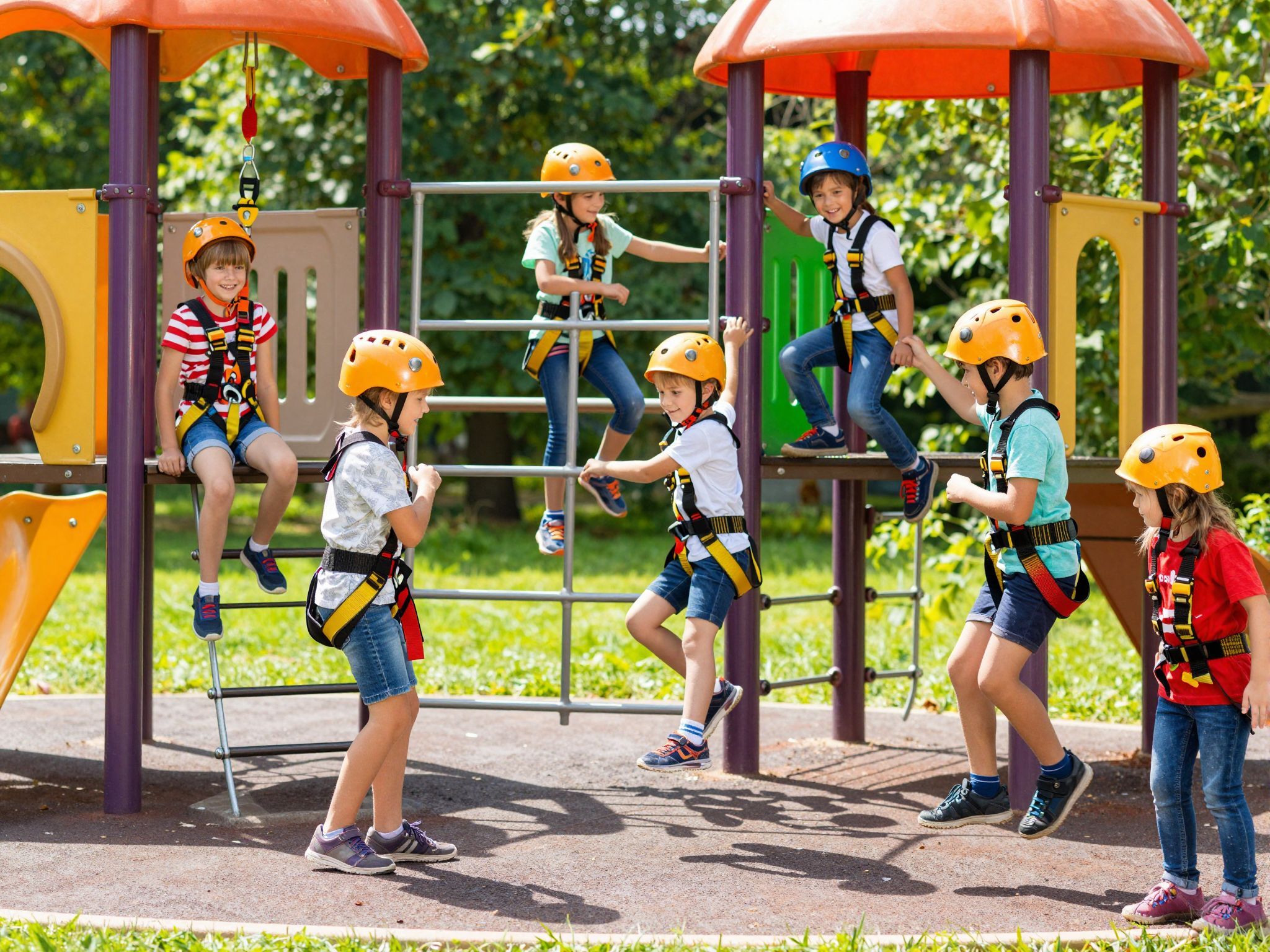 A biztonságos mászóhelyek kialakítása csökkenti a baleseteket.
