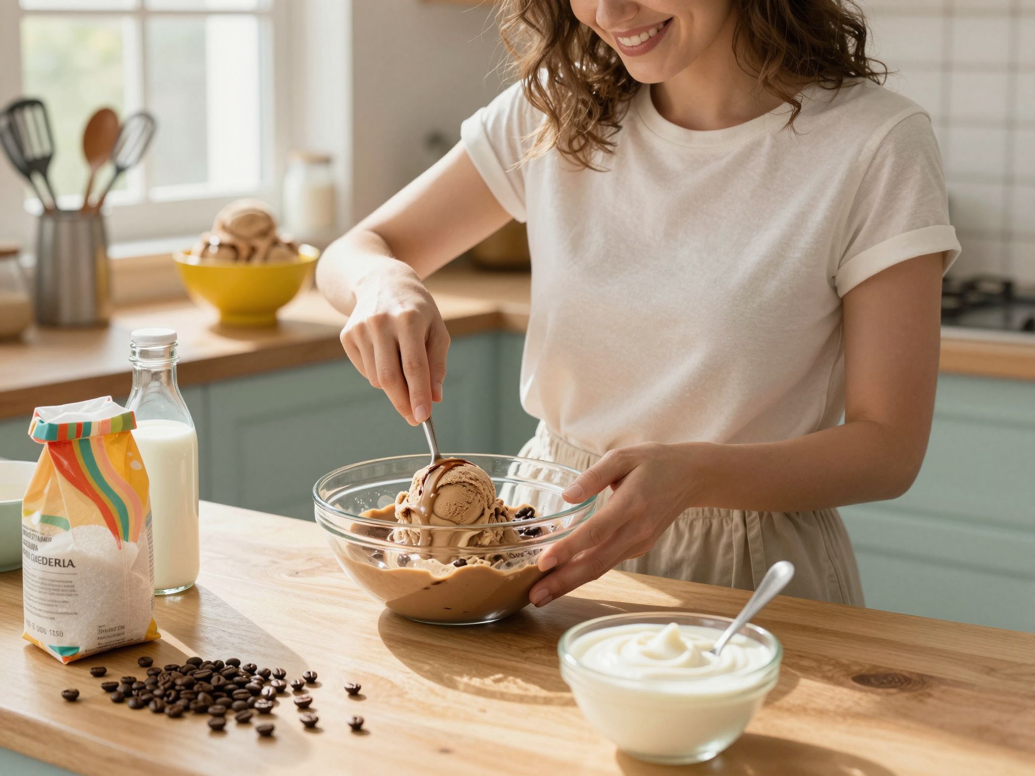 A házi kávéfagyi frissessége és ízvilága páratlan!