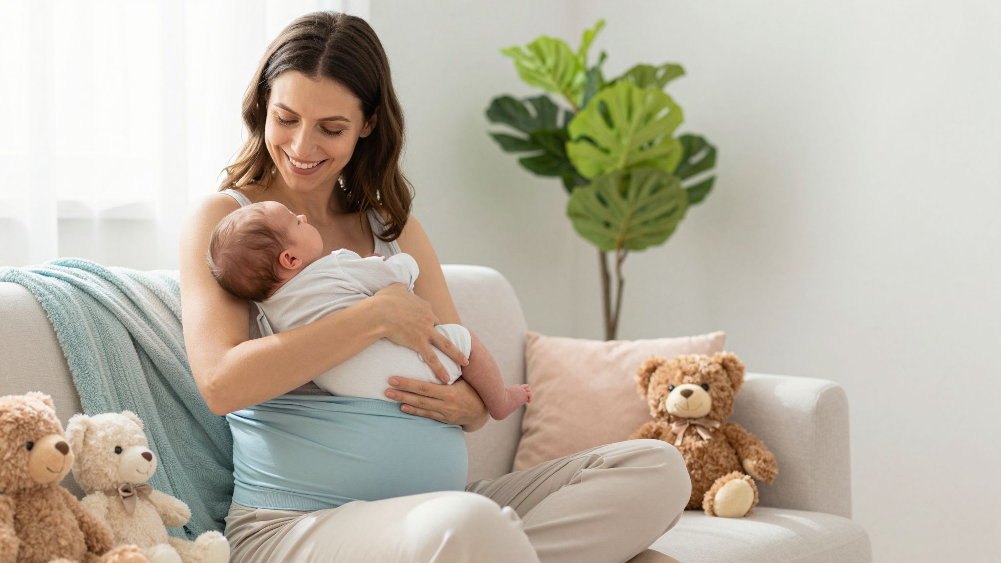 A hasleszorító viselését a szülés utáni első héten javasolják.