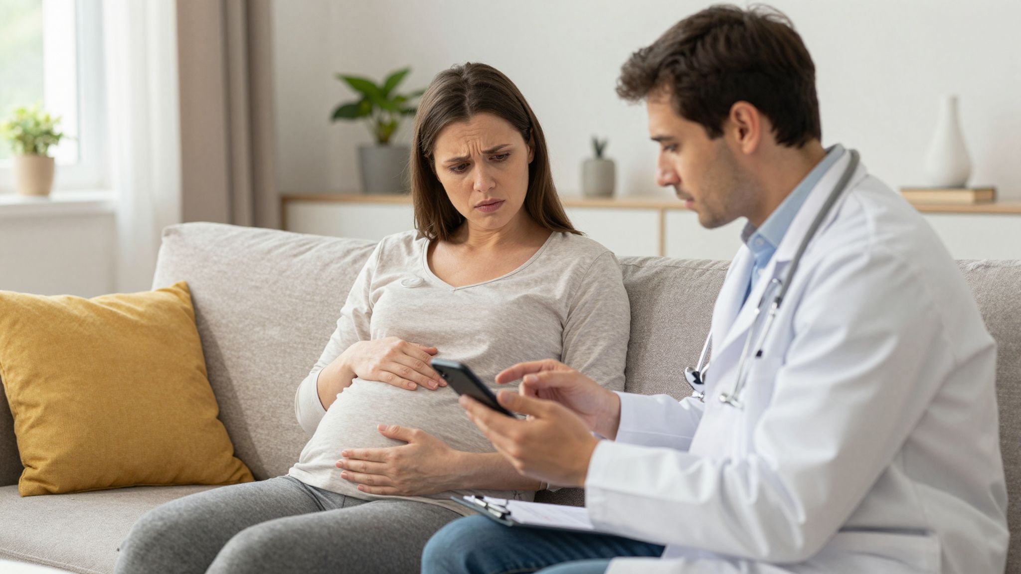 Ha folyadék szivárgását észleled, azonnal orvoshoz kell menni.