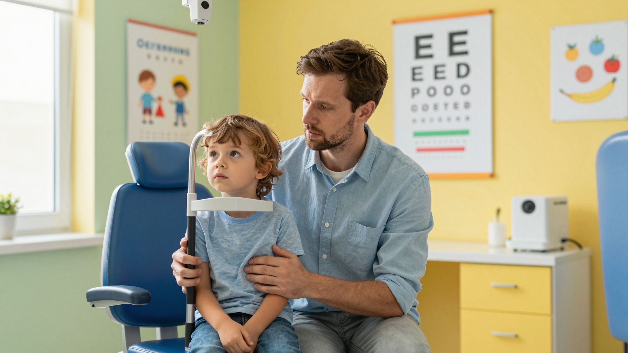 A gyereket először 3 éves korában érdemes szemészhez vinni.