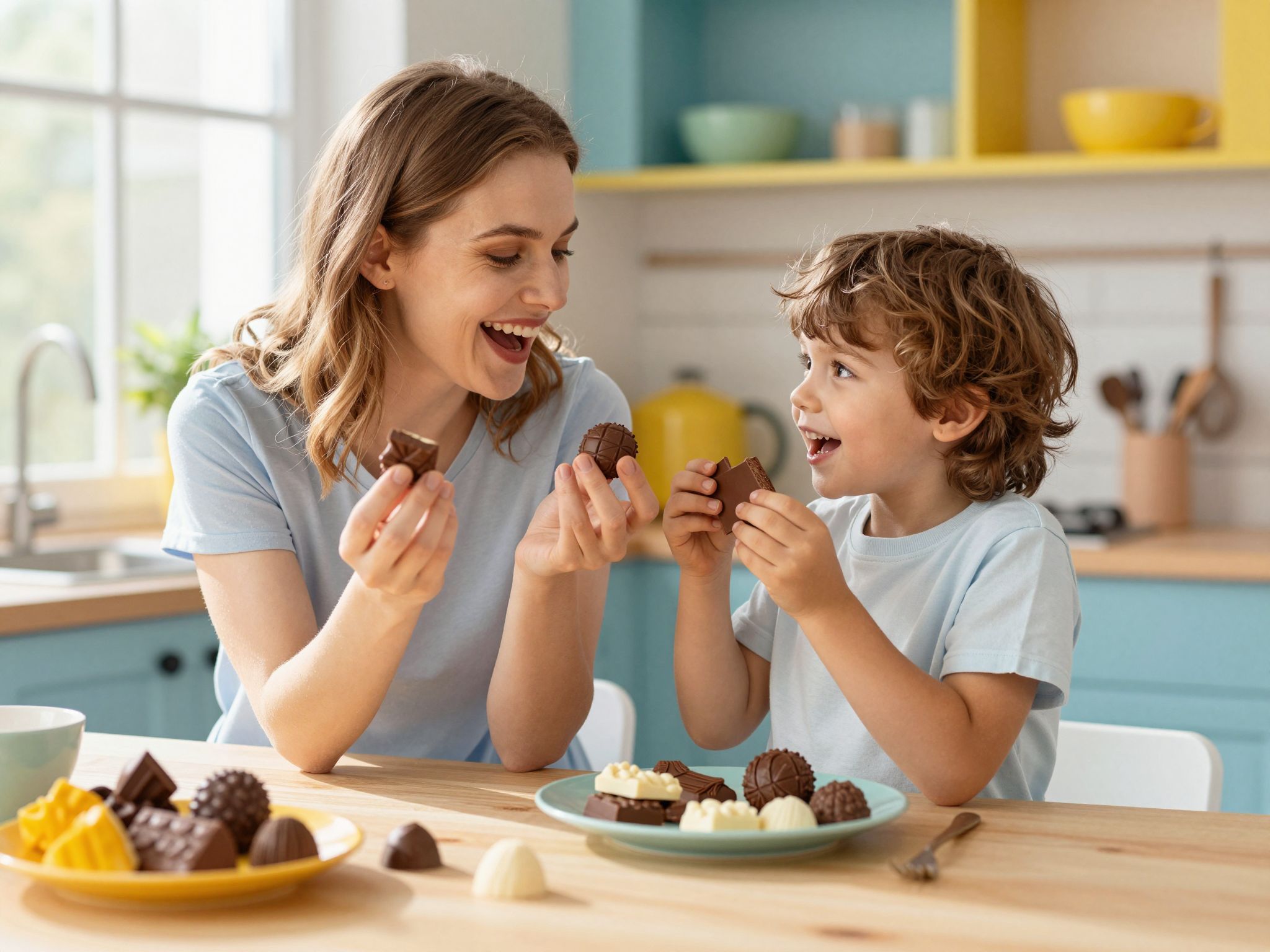 Fehér csokoládé ajánlott első ízként a babák számára.