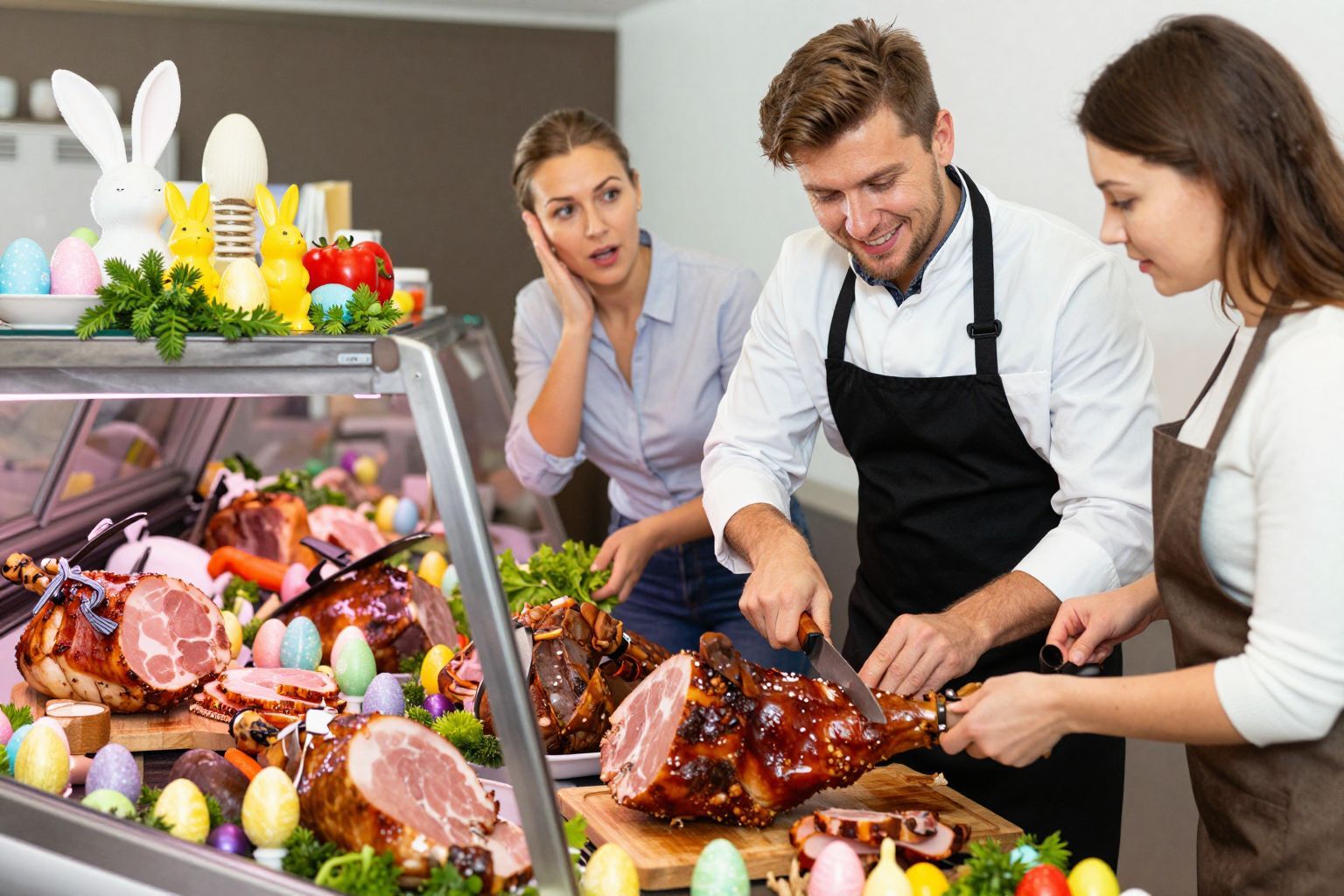 A jó húsvéti sonka zsírosabb, ízletesebb és puhább.