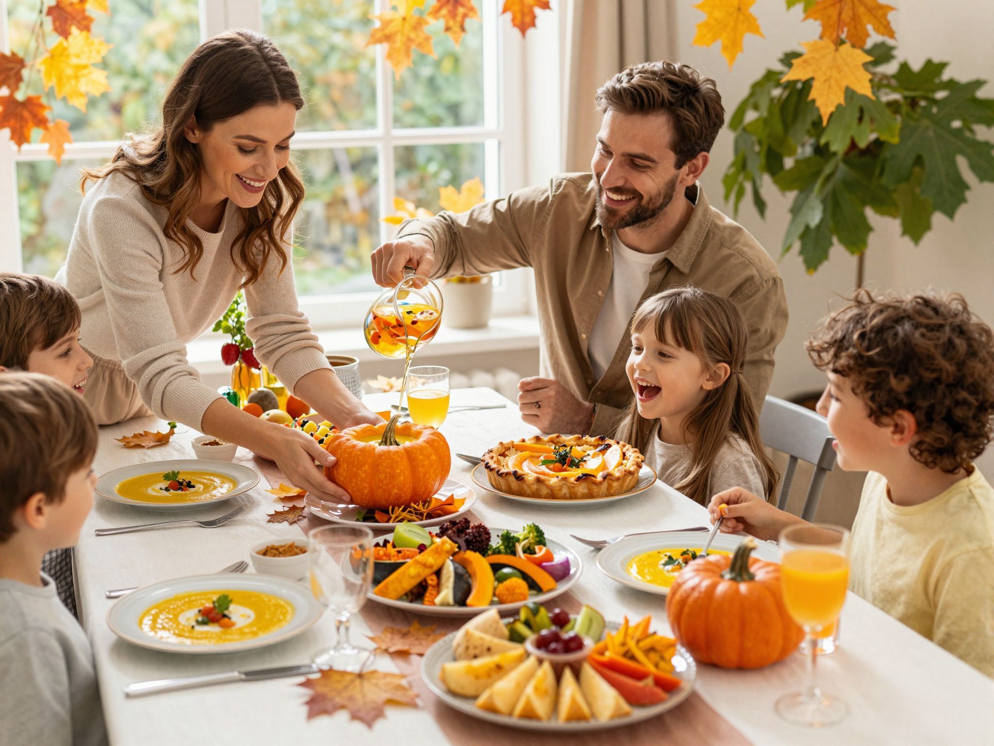 Őszi zöldségleves és almás sütemény varázsol otthoni ízeket.