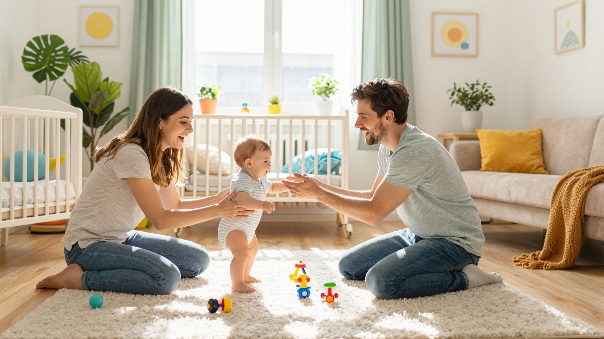 Az összeszokás időszaka alapja a baba és szülők kötödésének.