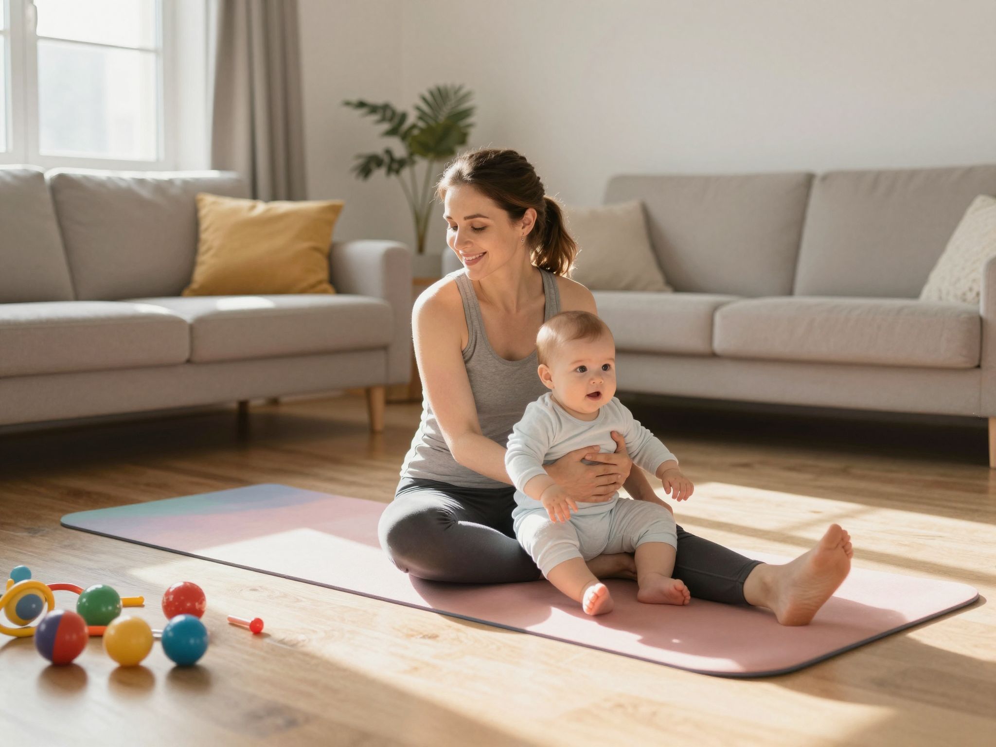 Babával végezhető egyszerű gyakorlatok erősítik a kötődést.