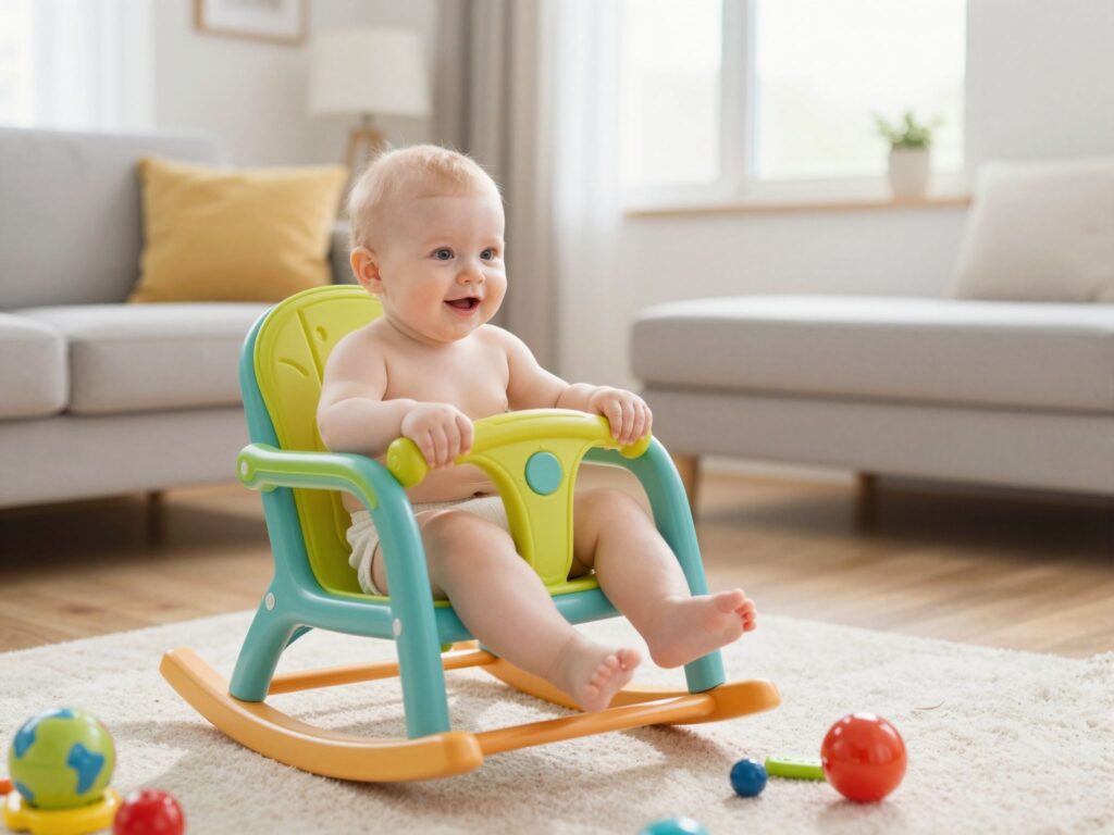 Rezgő pihenőszék és játékok: Valóban hasznosak a babának?