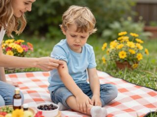 Rovarcsípések kezelése gyerekeknél: házi praktikák és figyelmeztető jelek