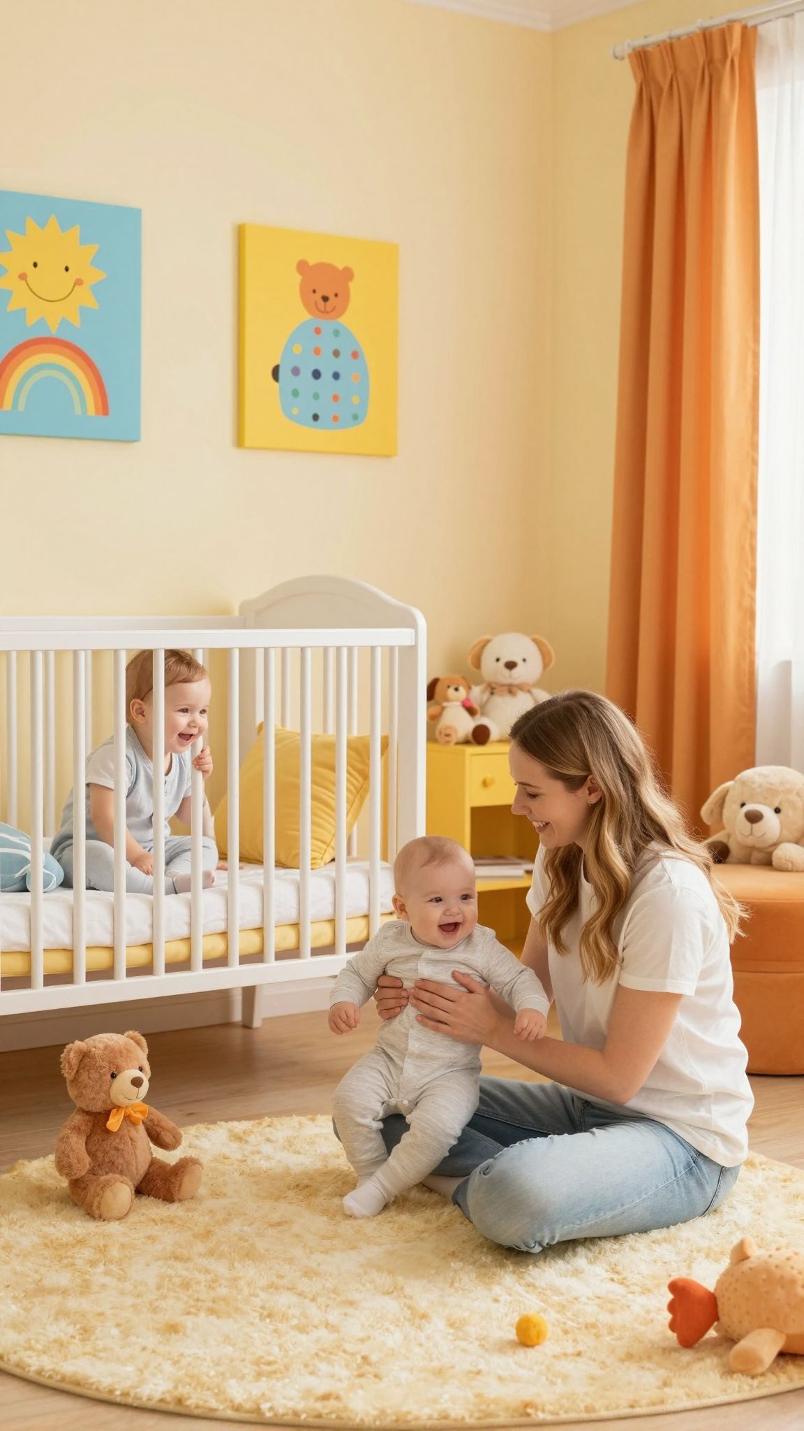 A sárga és narancs serkenti a kreativitást és energiát.