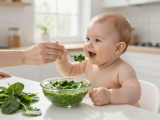 Spenót a hozzátáplálásban: mikortól adható és hogyan készítsük el?