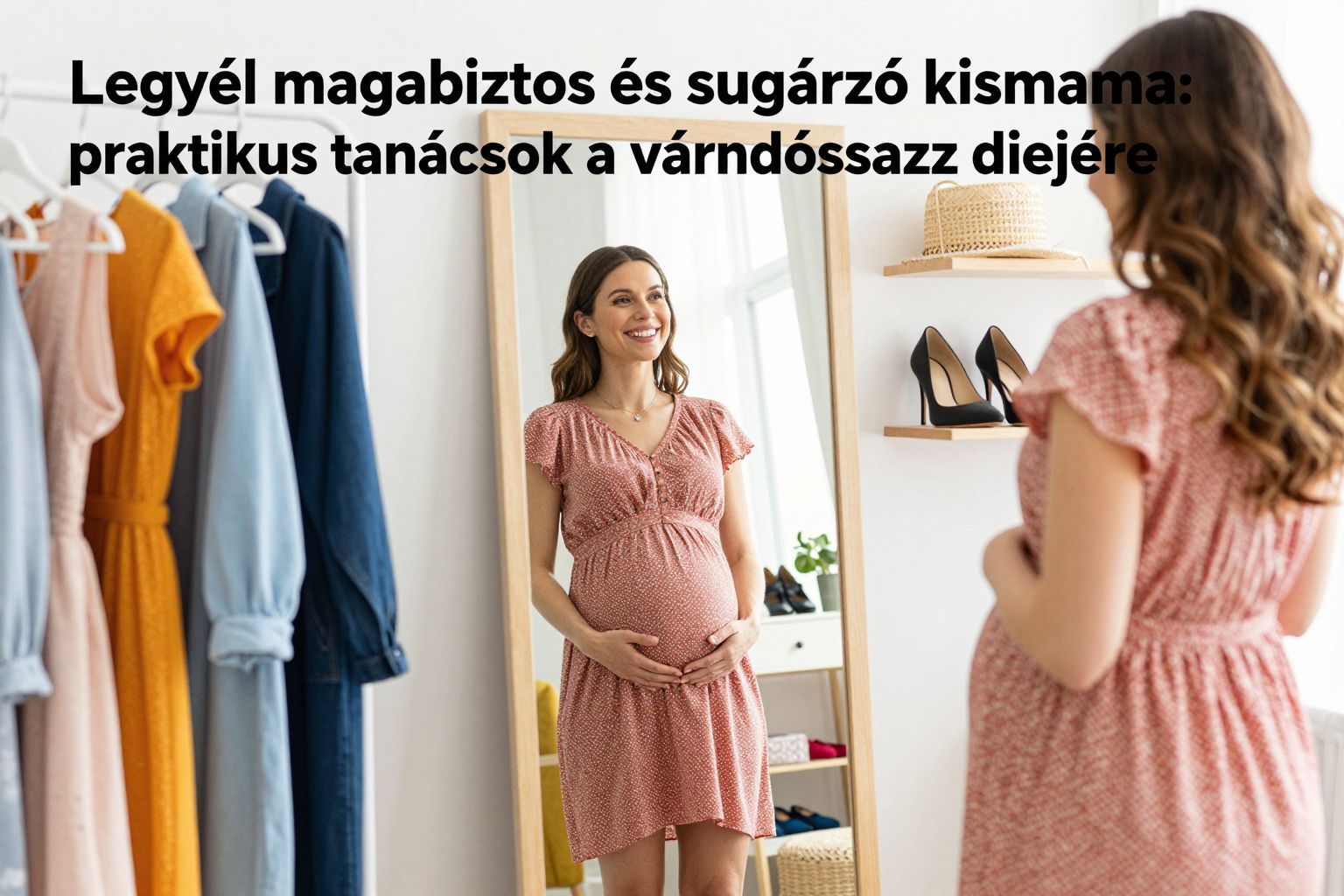 A stílusos kismama gardrób kényelmes, de divatos darabokat igényel.