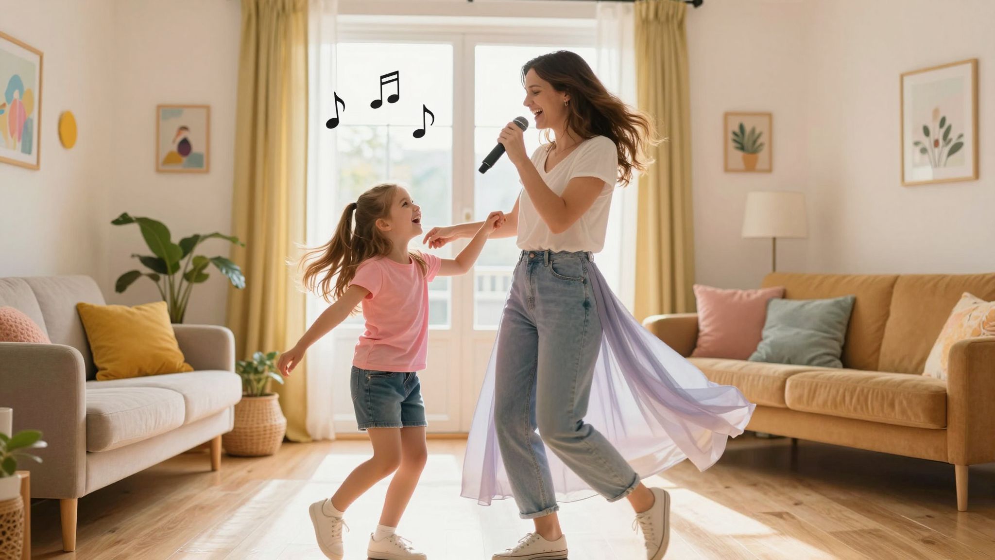 A gyermekek kreatív kifejezésének alapja a zene és tánc.