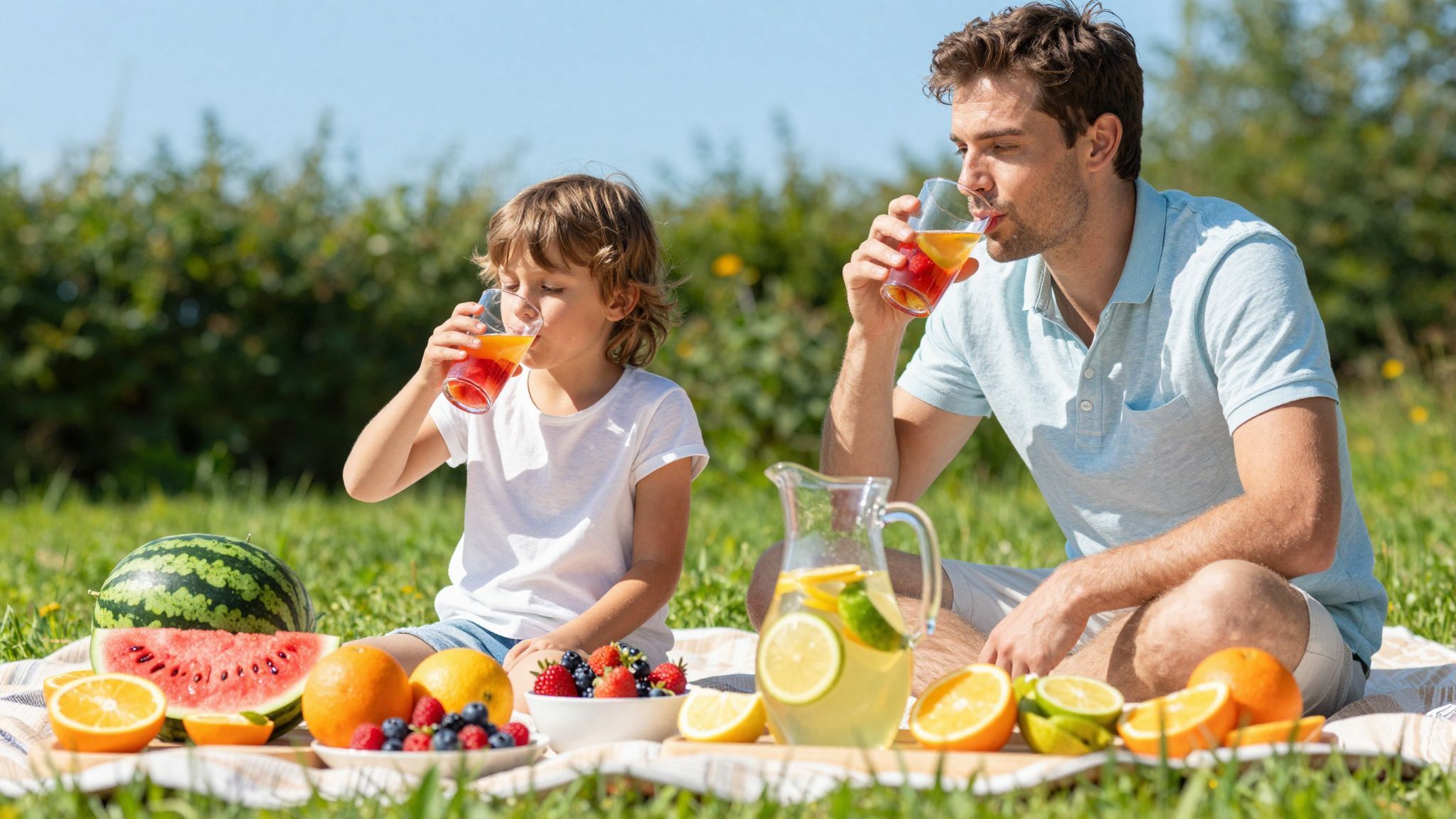 A megfelelő folyadékbevitel segít a gyerekek hidratáltságában.