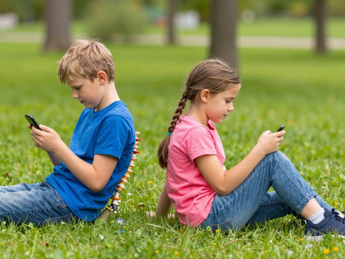 „Tech-nyak”: a mobilozás veszélyei a gyermekek gerincére és testtartására