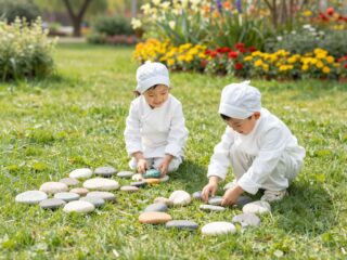 Természetes játékok: mit játsszunk a kertben vagy a parkban gyűjtött kövekkel?