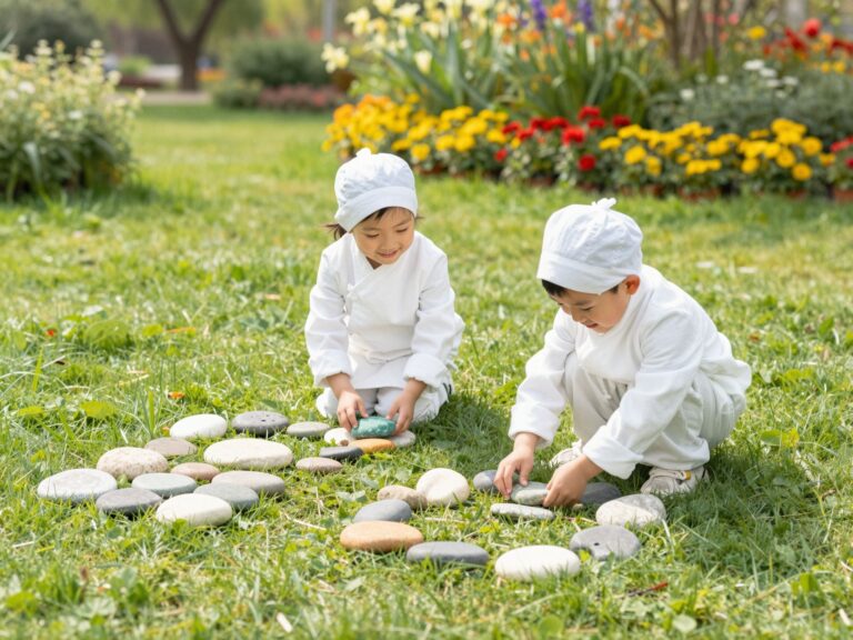 Természetes játékok: mit játsszunk a kertben vagy a parkban gyűjtött kövekkel?