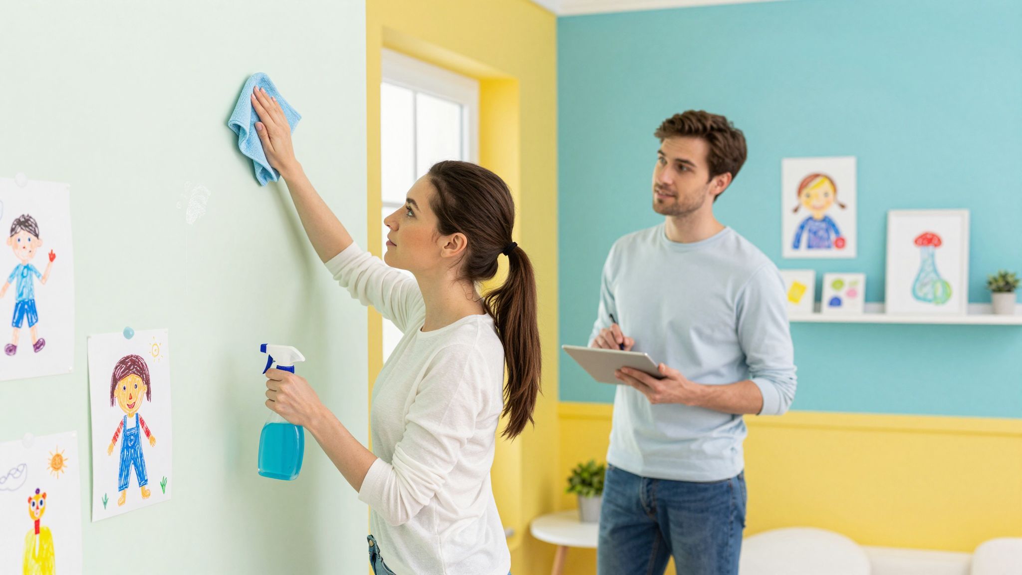 Minden falfelülethez különböző tisztítási módszer szükséges.