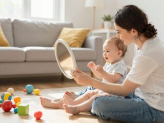 Tükröt tartasz a babádnak: Az utánzás szerepe a kötődésben és a tanulásban