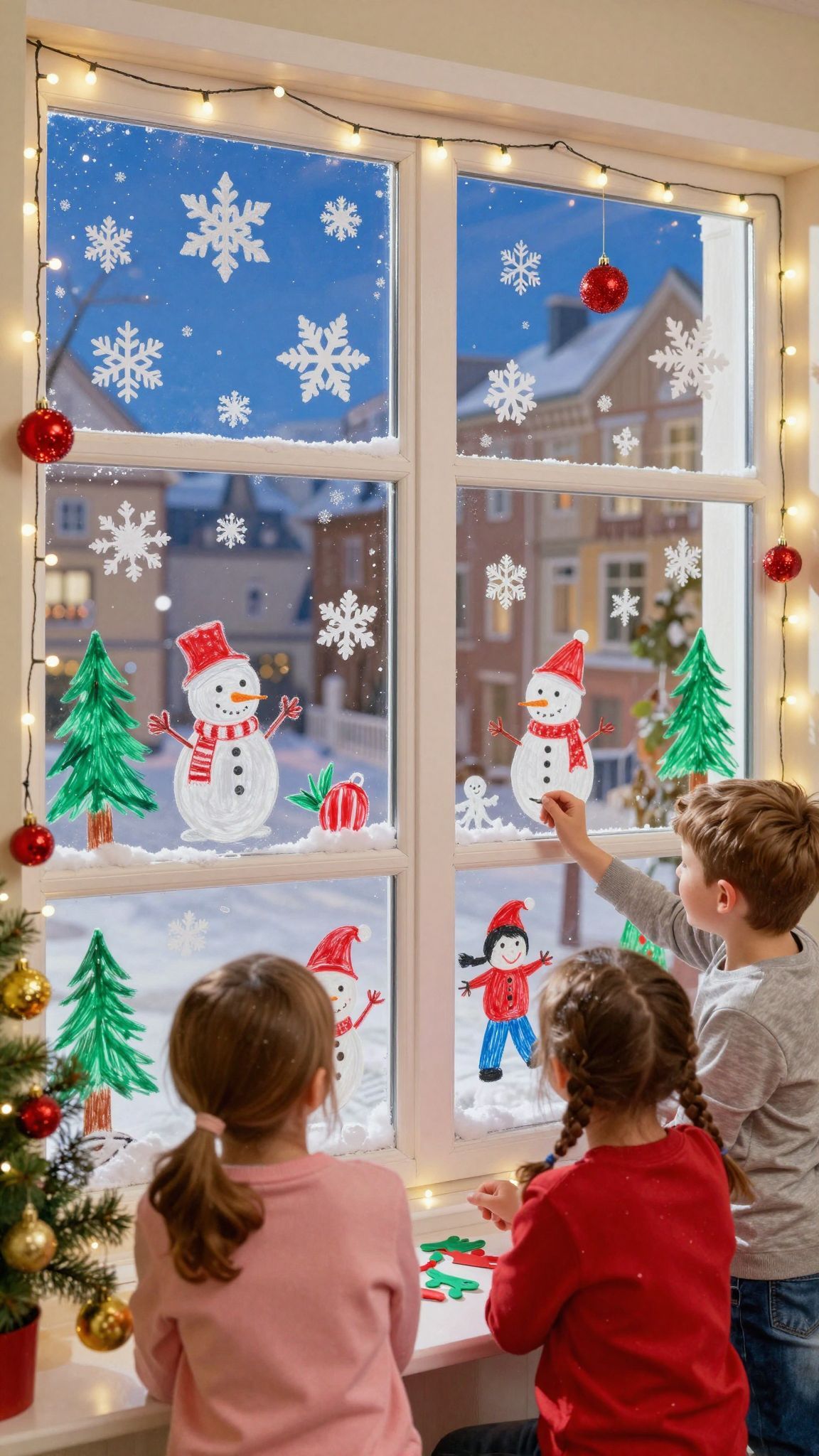 Hópelyhek varázsolják el a mesevárosokat ünnepkor.