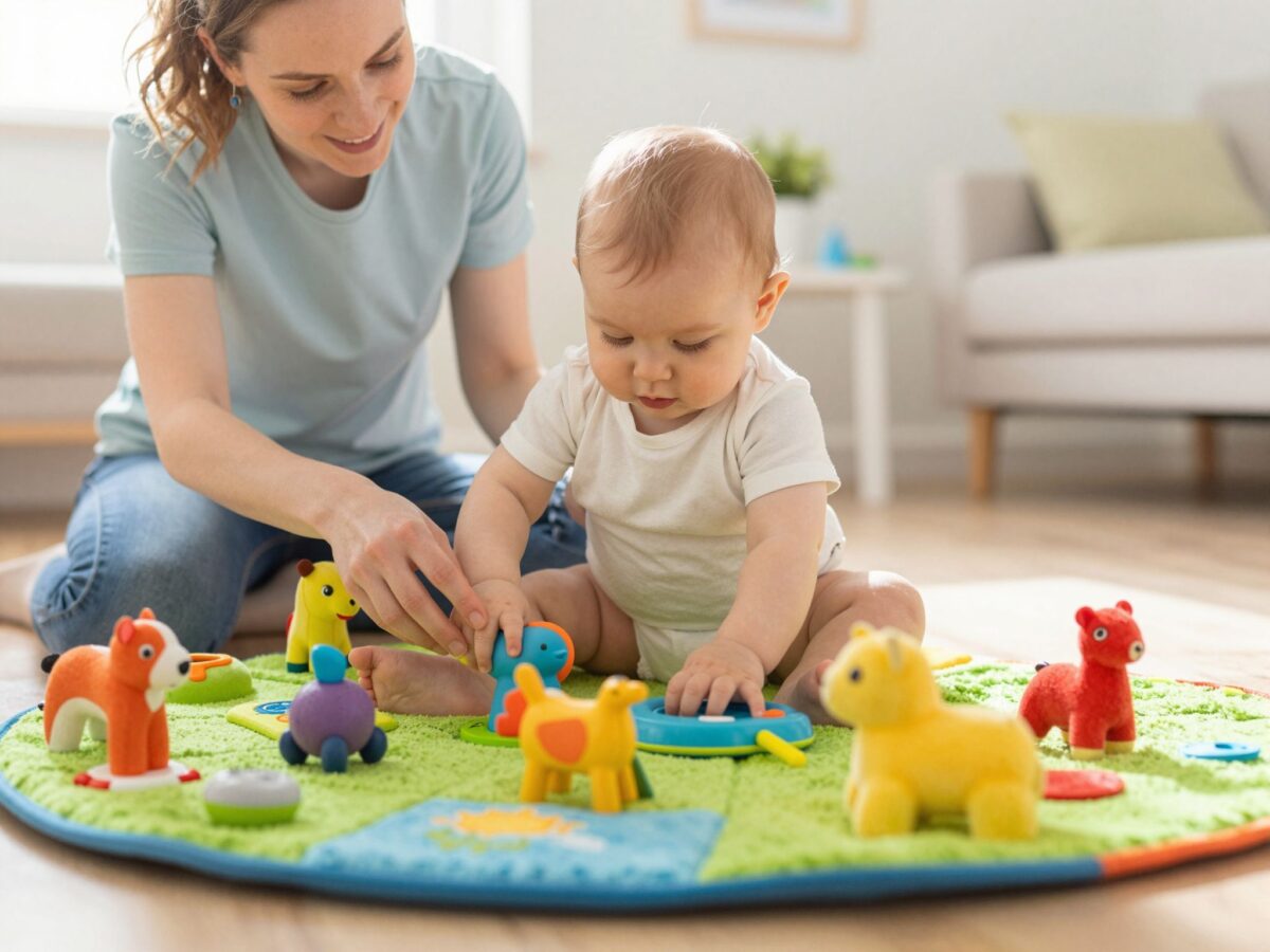 Útmutató a baba 5 érzékének fejlődéséhez az első évben