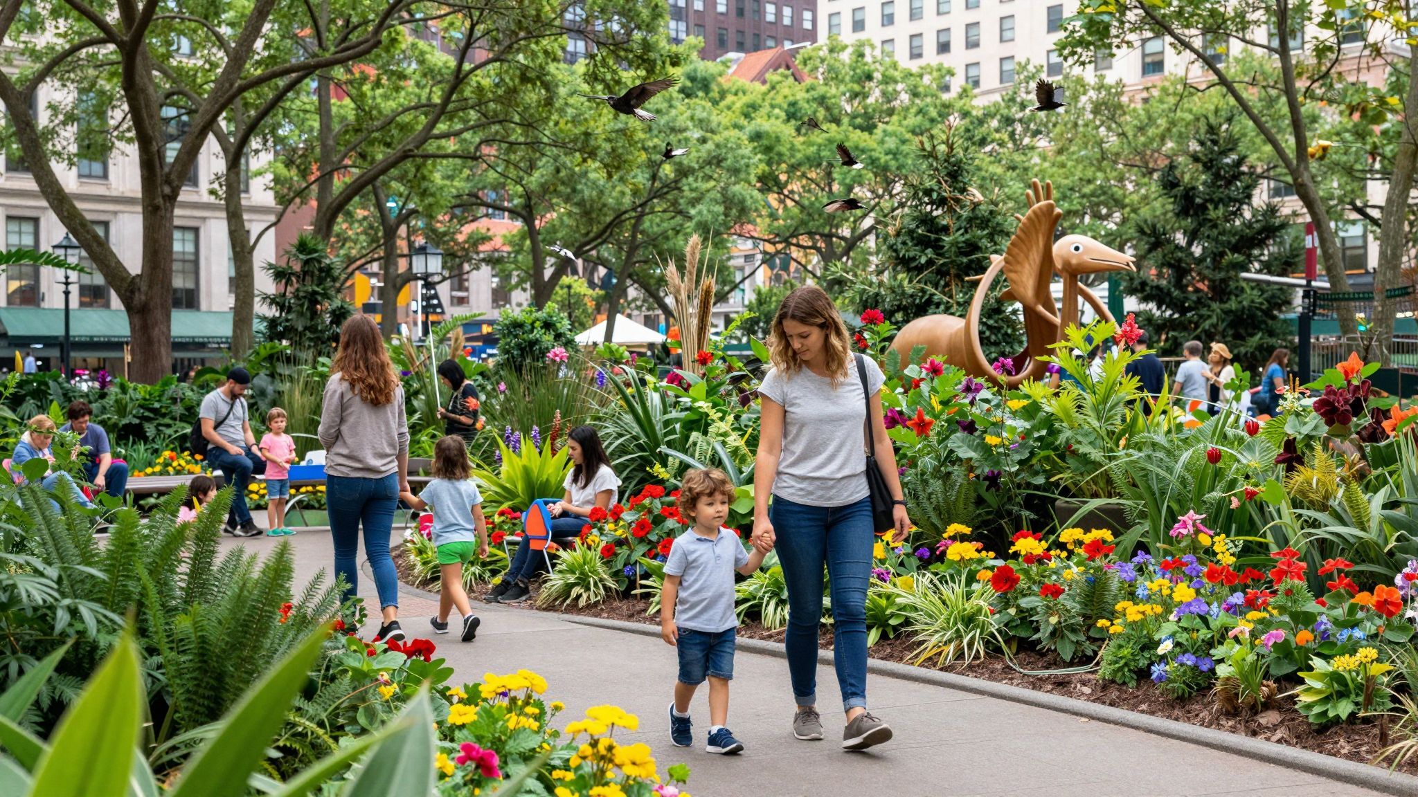 A városi dzsungel kihívásai biztonságos terek iránti vágyat szülnek.