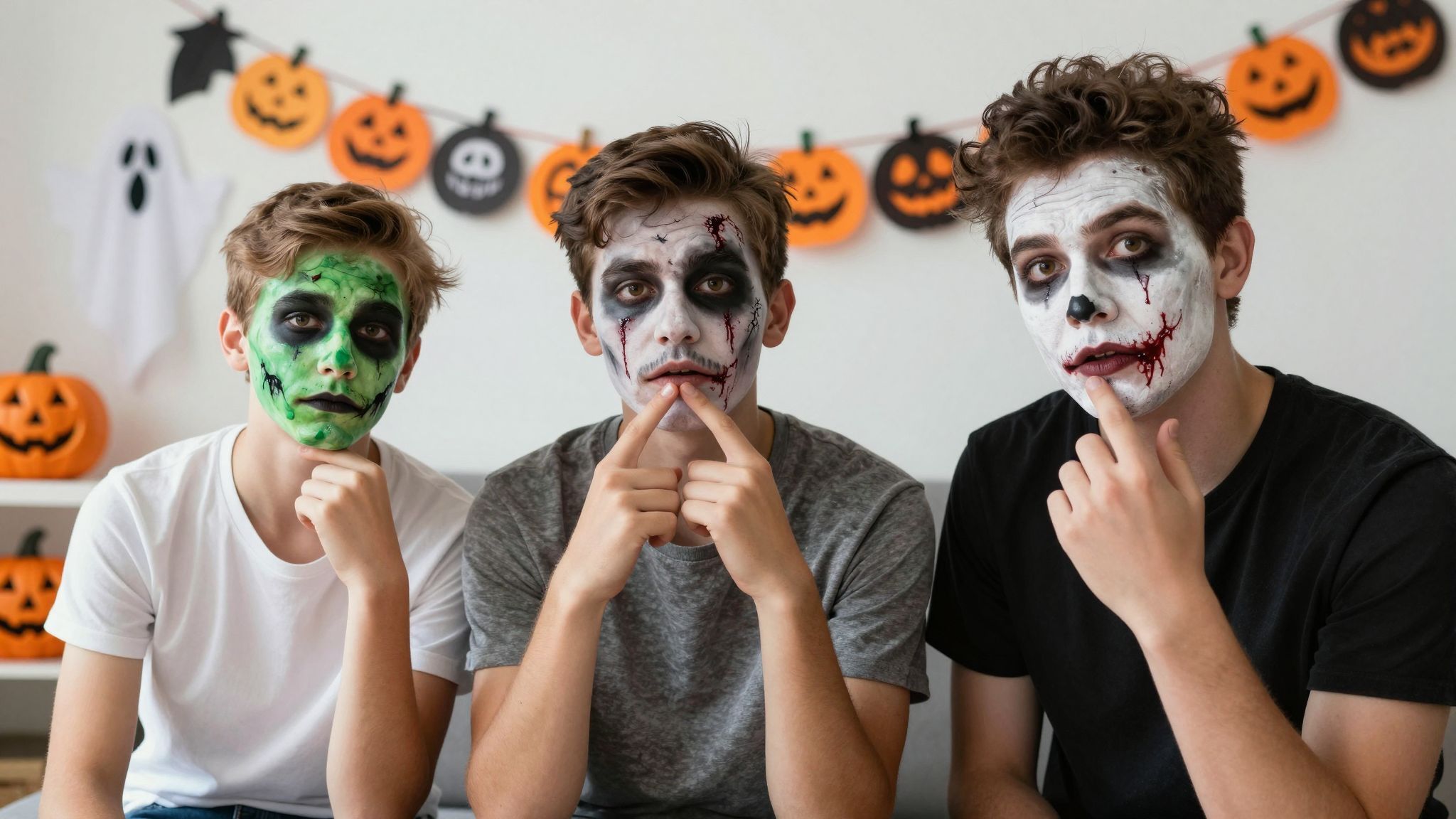 Zombi smink gyorsan, hajfesték és arcfesték segítségével!