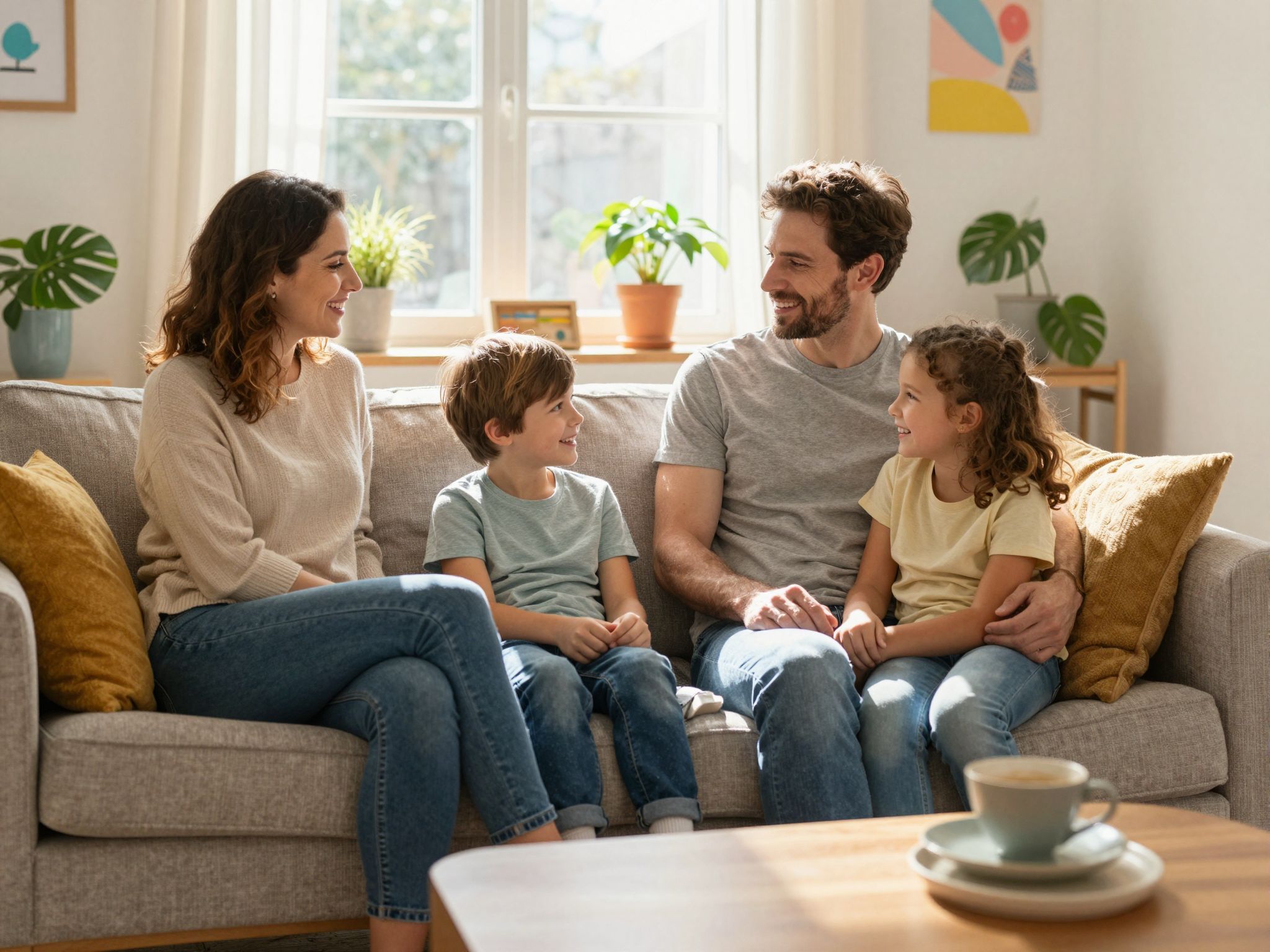 A belső béke találása segít a szülői kihívásokban.