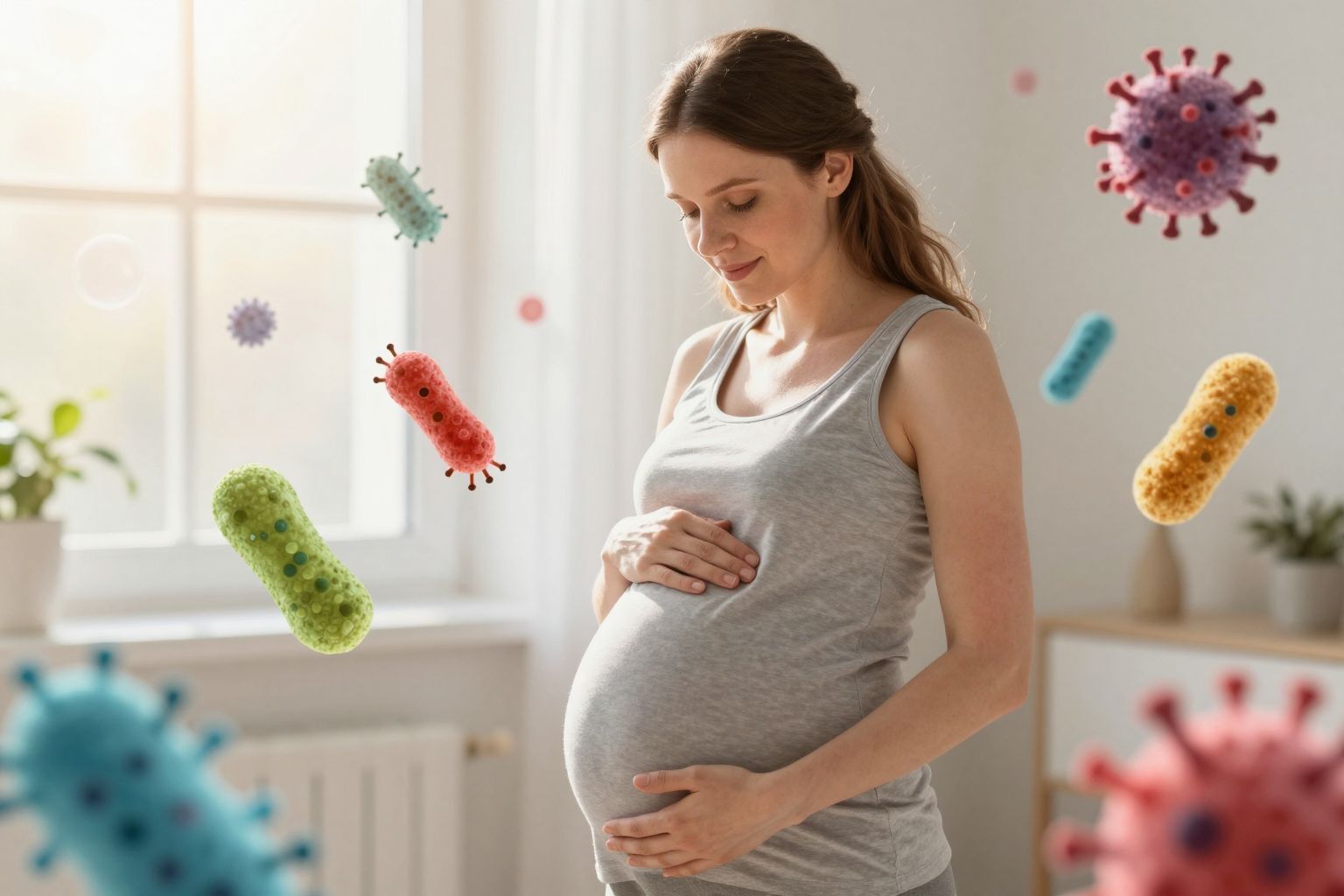 A magzat immunitását anyai antitestek segítik védelmezni.