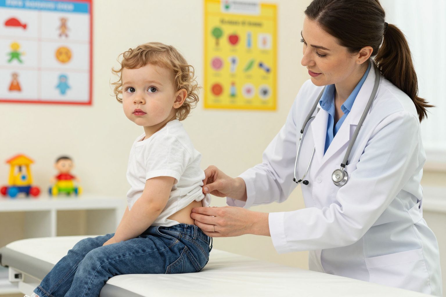 A fizikális vizsgálat segít a csípőficam korai diagnózisában.