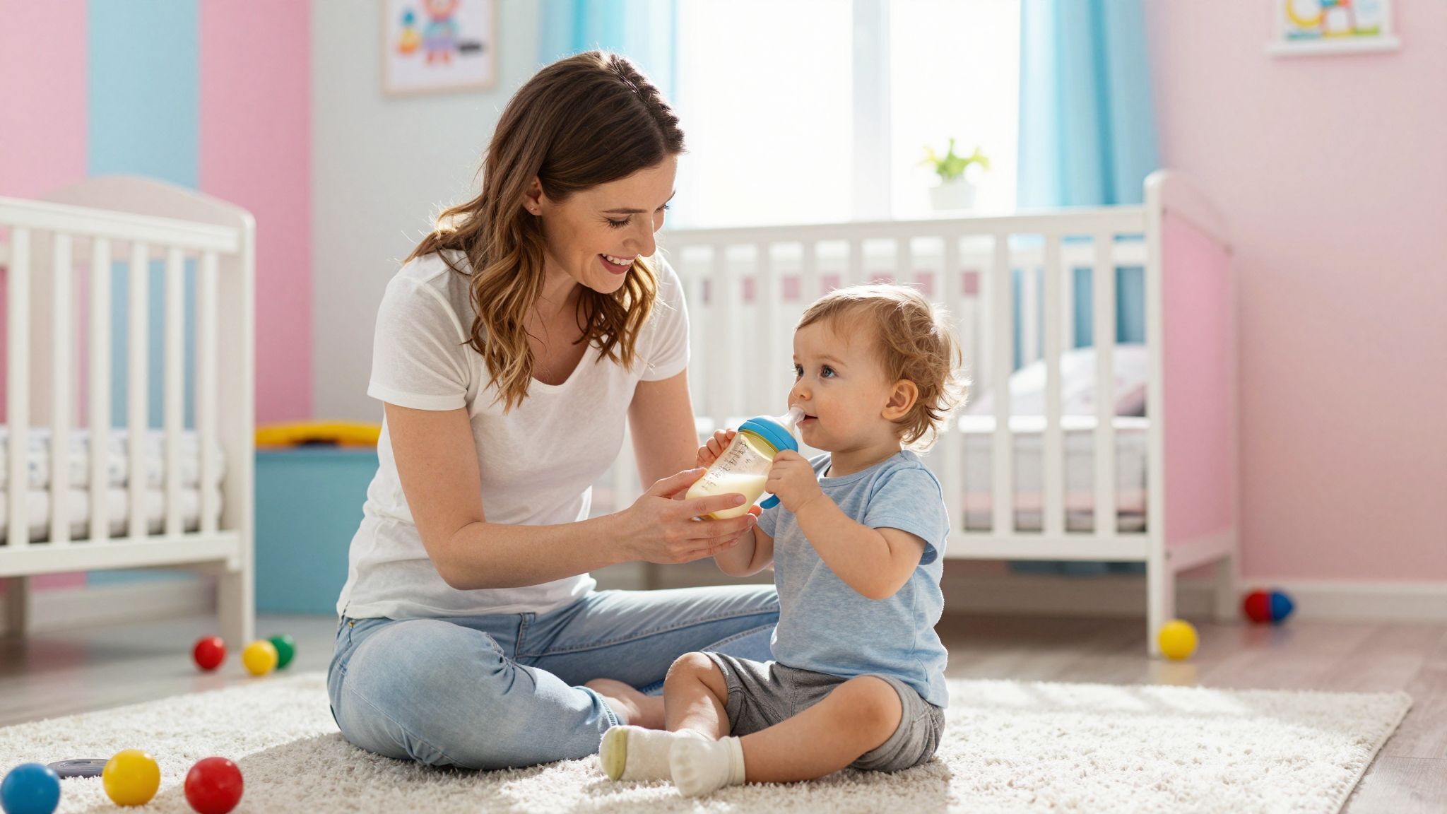 A fokozatosság kulcs a cumisüveg mellőzéséhez.