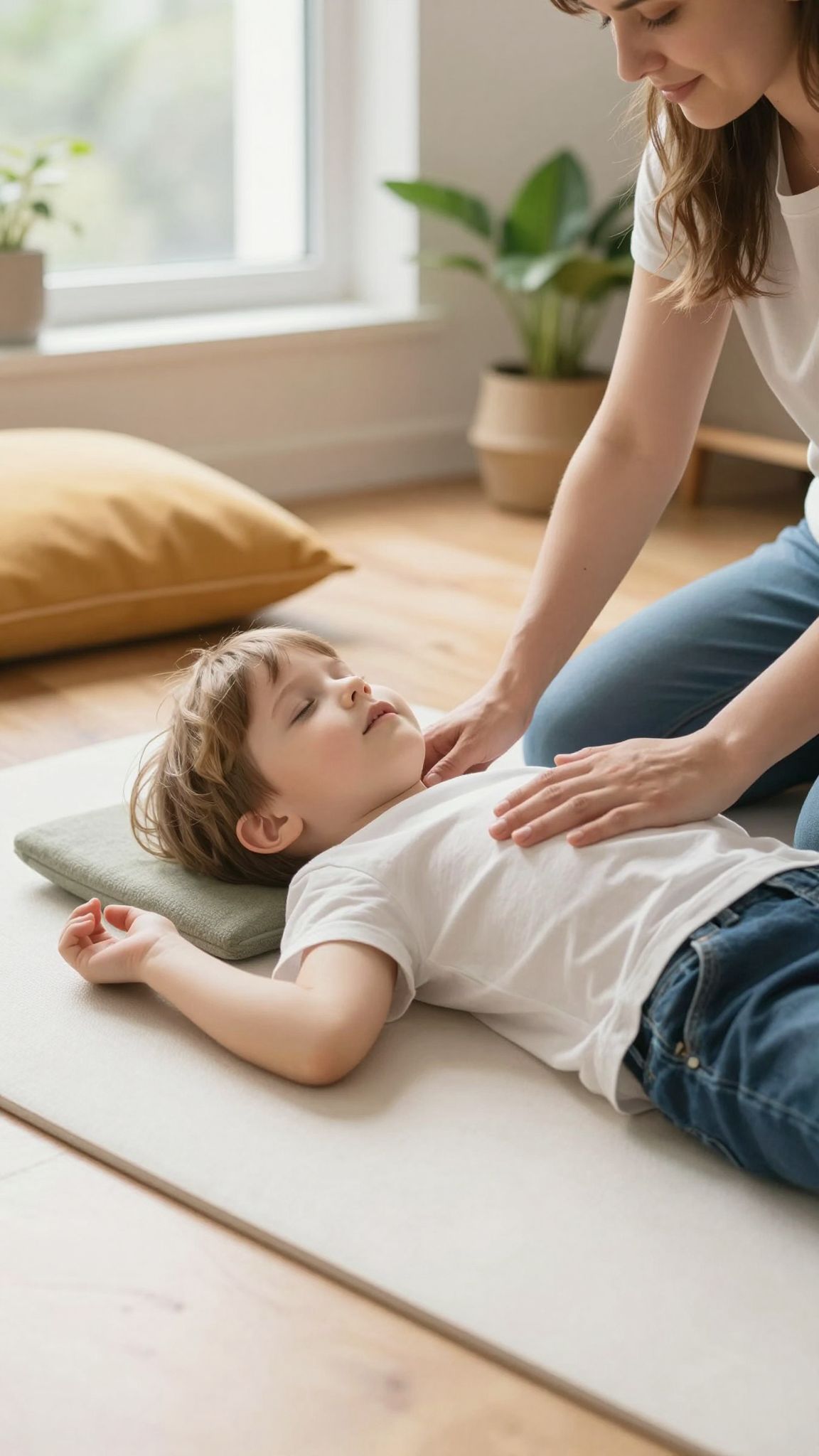 A hason fekvés segíthet a nyak izmainak ellazításában.