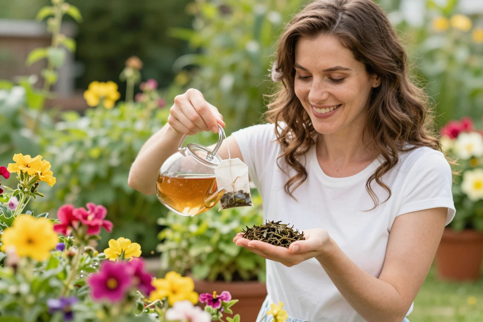 A használt teafilterek kiváló tápanyagot nyújtanak a növényeknek.
