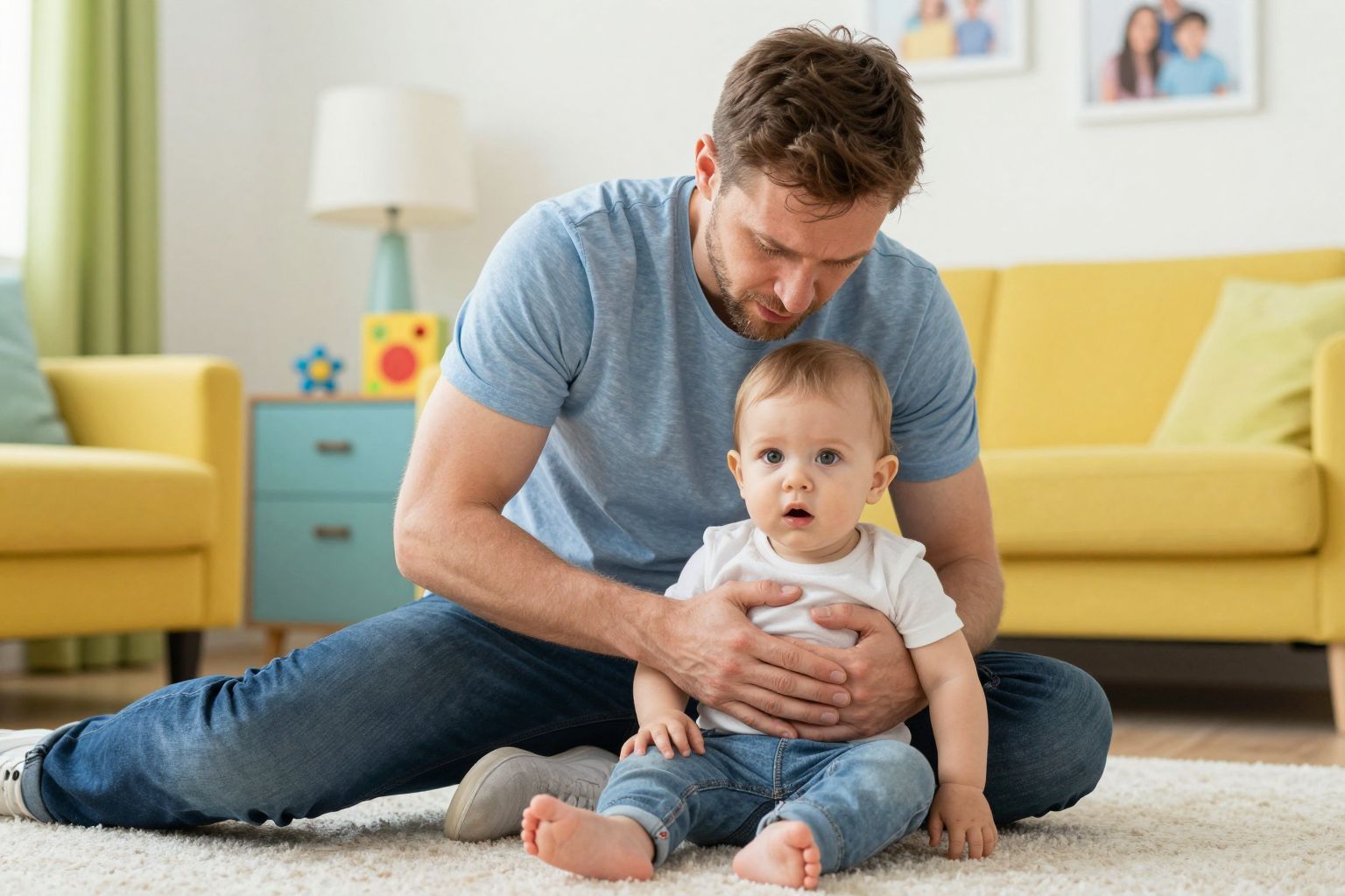 A Heimlich-fogás 1-2 éven felüli gyermekeknél alkalmazható.