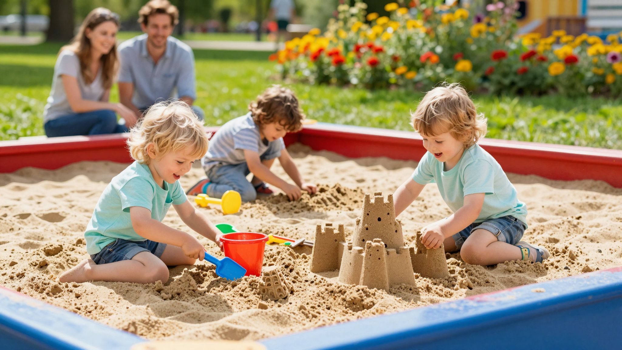 A homokozás serkenti a kreativitást és a szociális készségeket.
