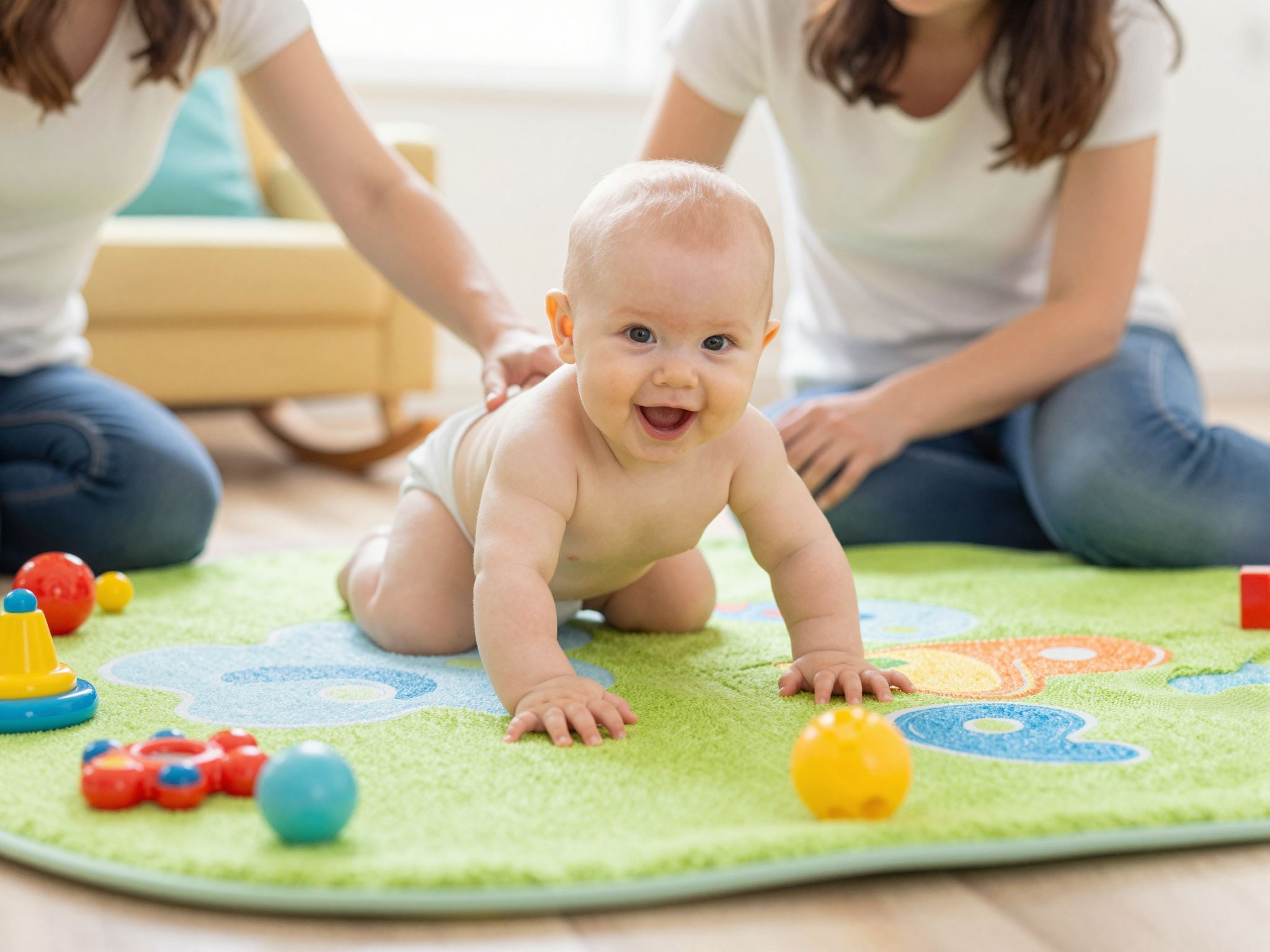 A hordozás serkenti a csecsemők motoros fejlődését.