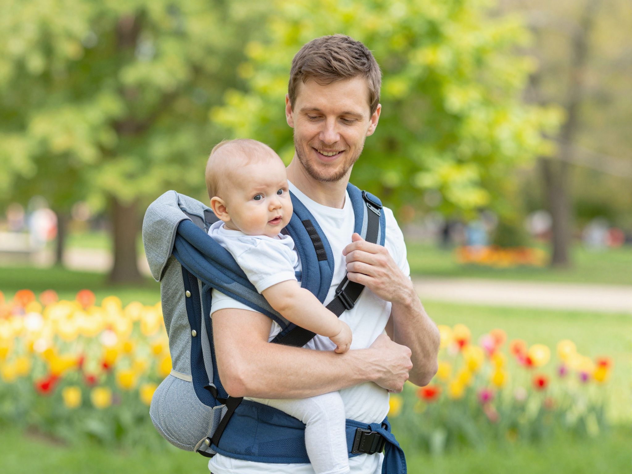 A hordozás erősíti a baba fejlődését és kötődését.