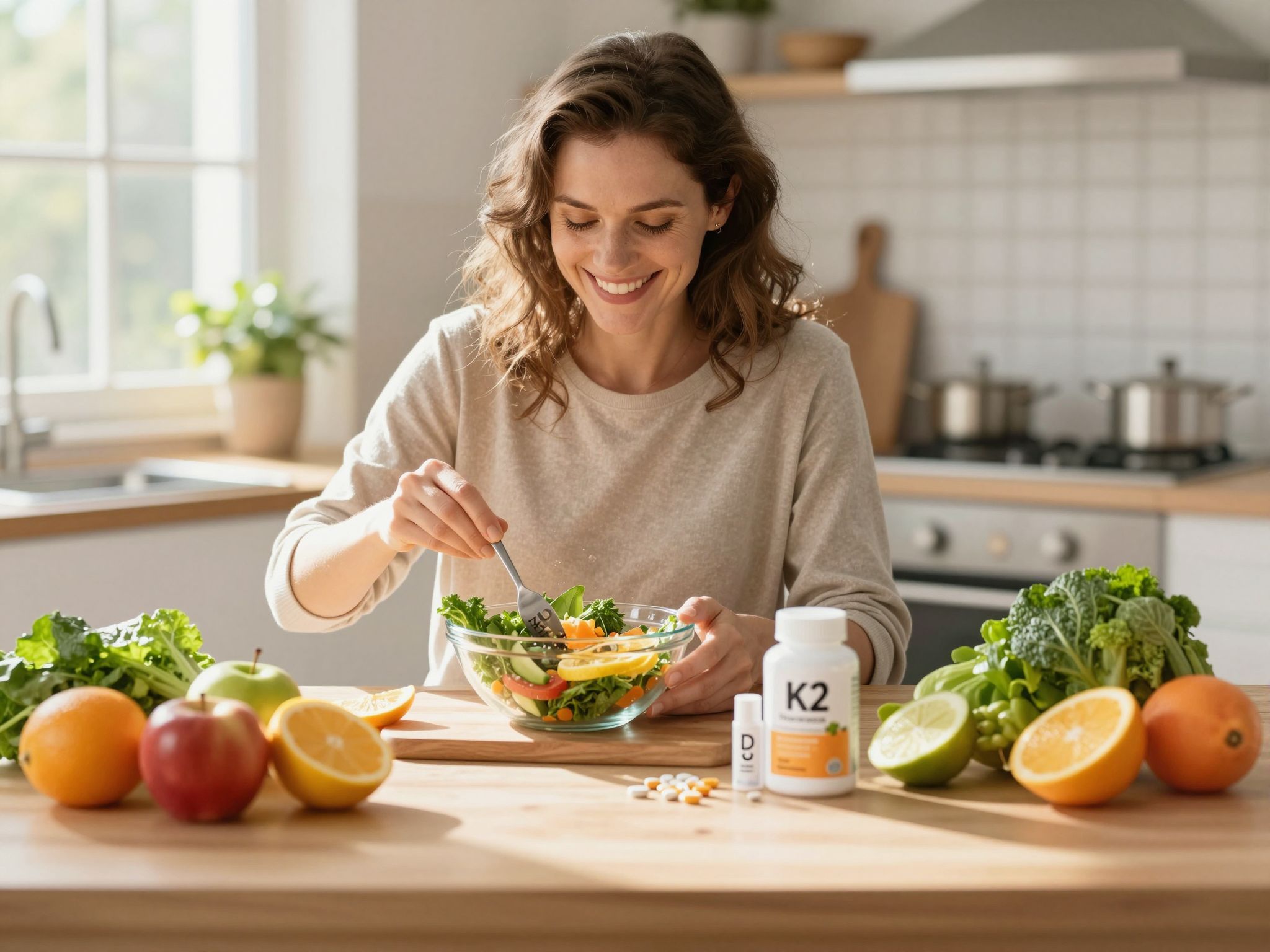 A K2-vitamin és magnézium erősítik a D-vitamin hatását.