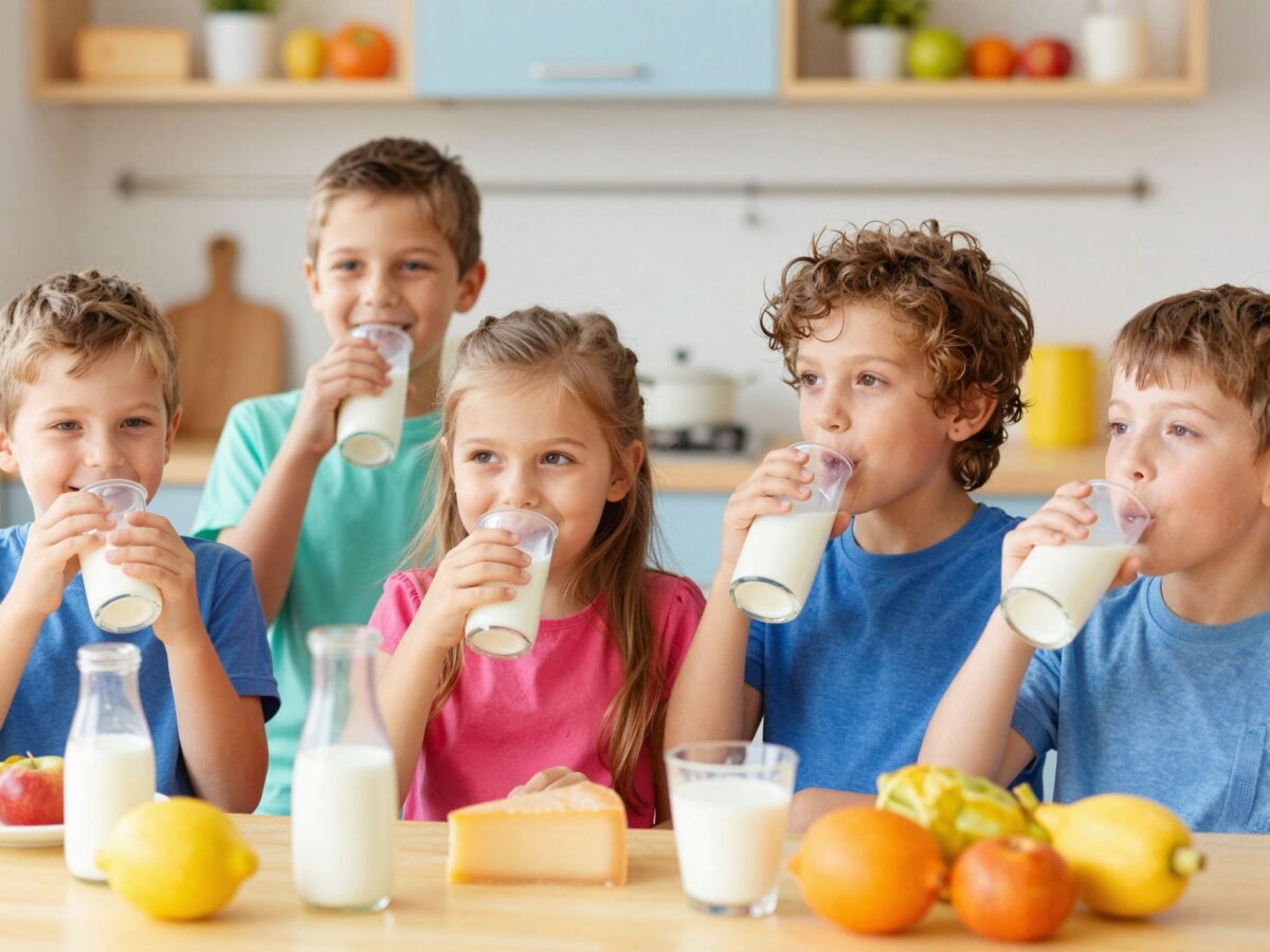 A kalciumhiány veszélyei: miért kritikus fontosságú a tejtermékek fogyasztása gyermekkorban?