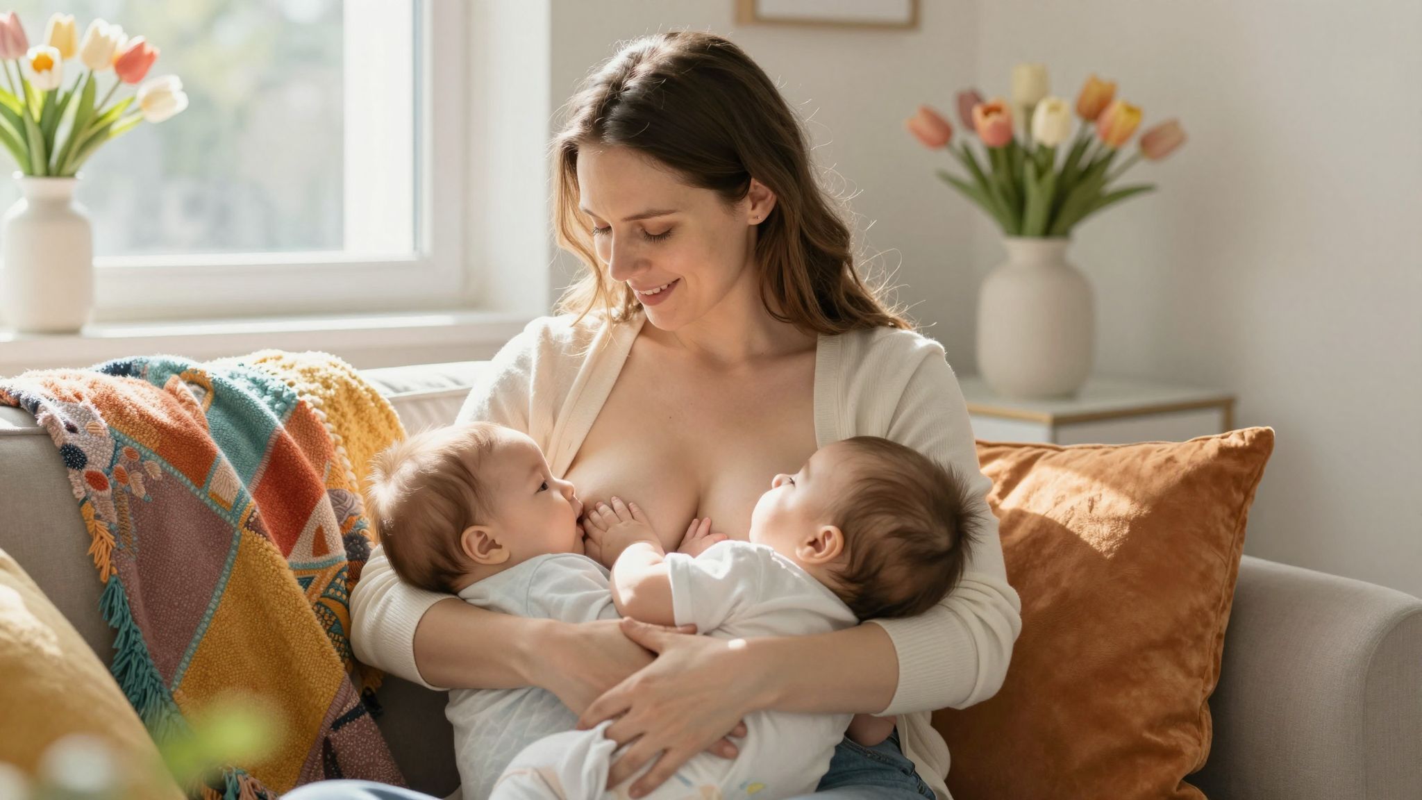 A tejtermelés növeléséhez gyakori szoptatás szükséges.