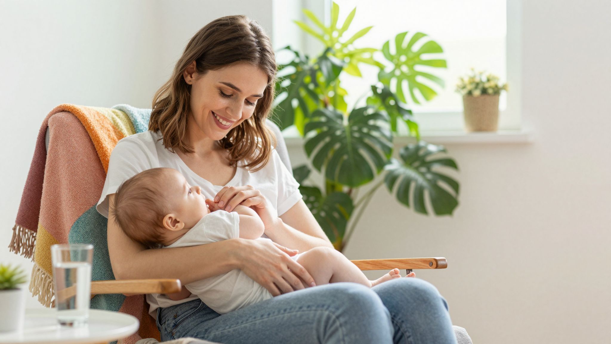 A szoptató anyák napi folyadékigénye megnőtt.