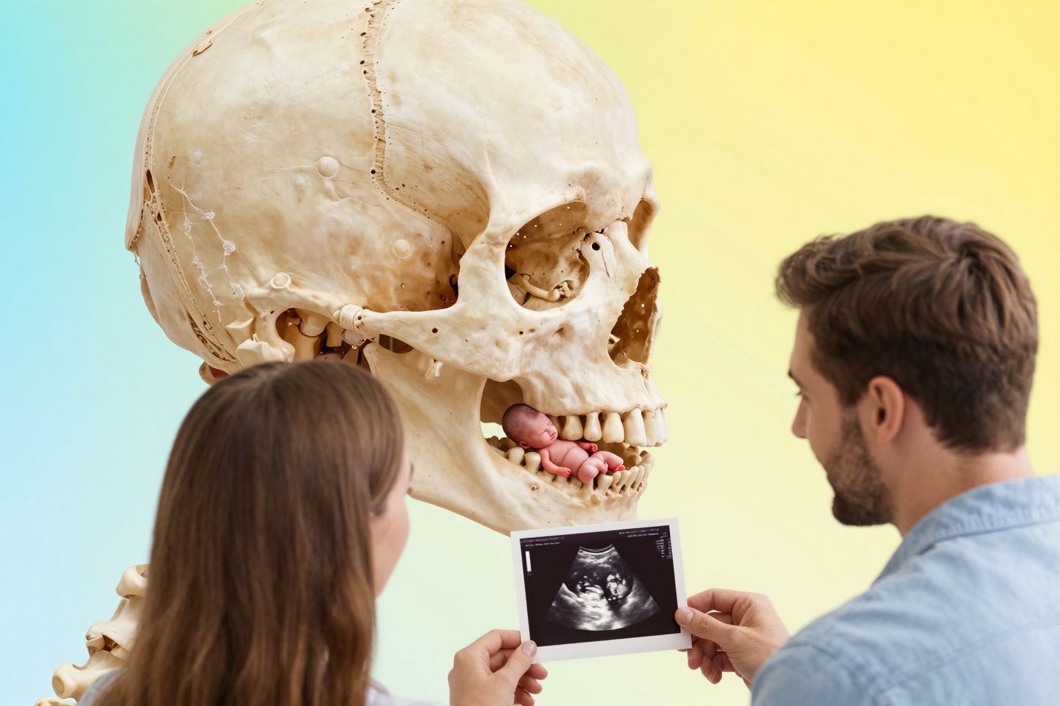 A koponya fejlődése alapvető a születéskor.