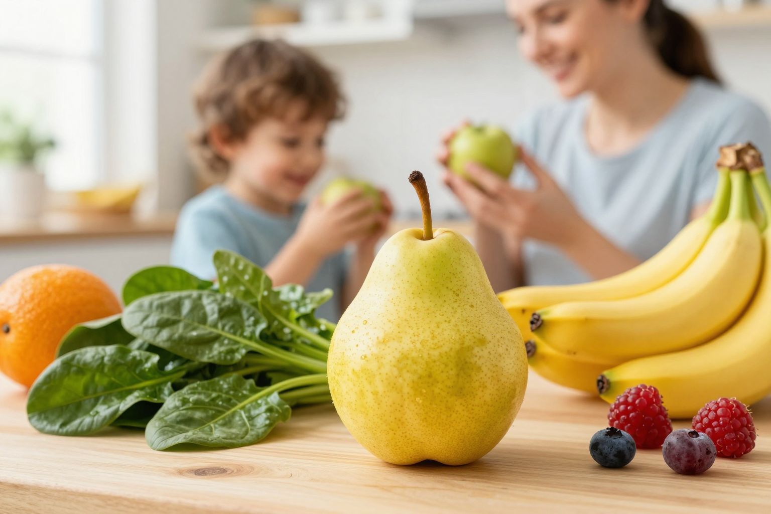 A körte rostban gazdag, segít a bélmozgásban.