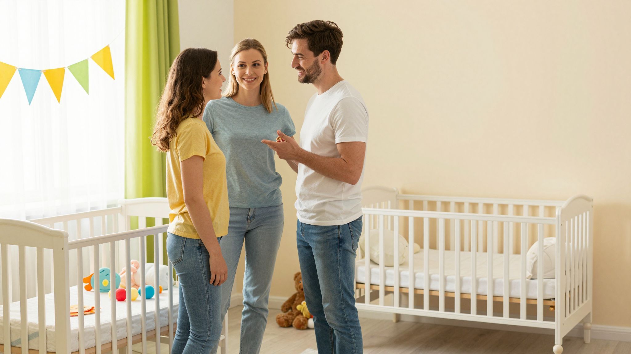 A látogatás ideje befolyásolja a baba nyugalmát.