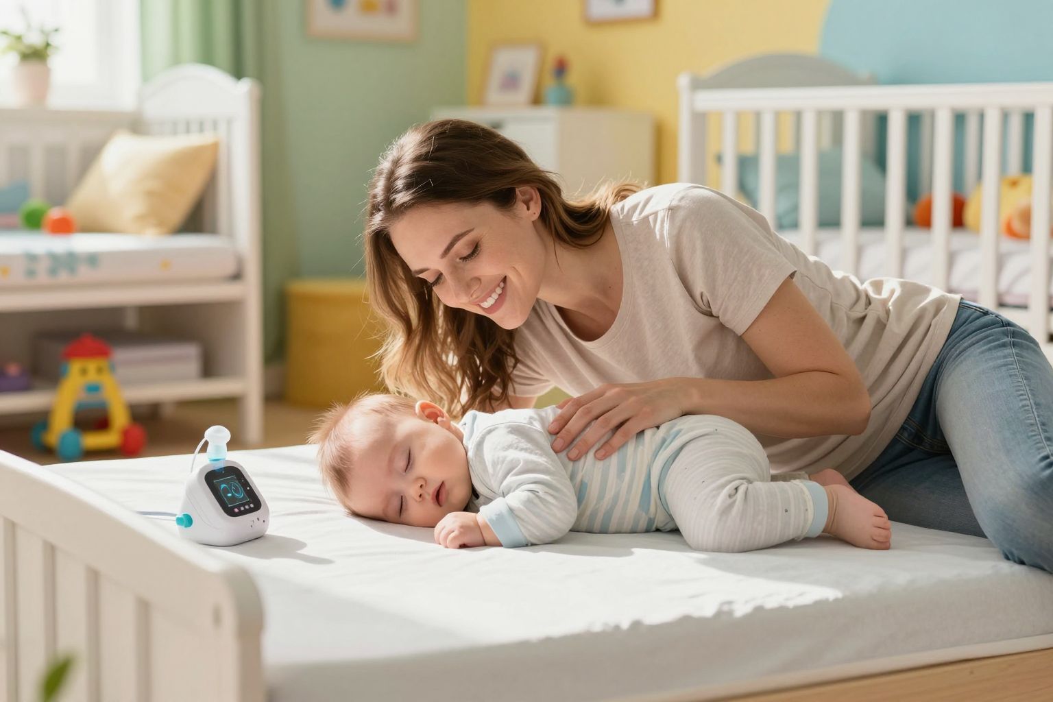 A légzésfigyelők nem helyettesítik a szoros felügyeletet.